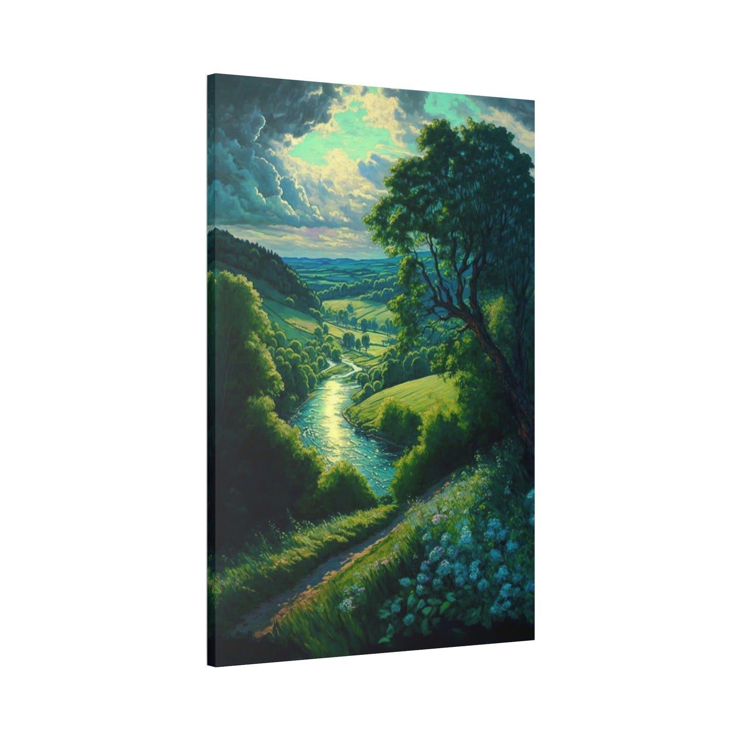 Tranquil Waterscapes: Lakes and Rivers on Canvas and Framed Poster Art