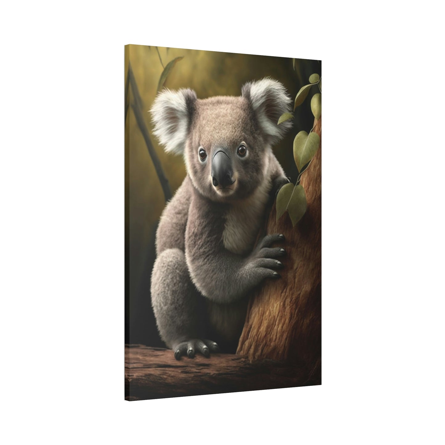 Eucalyptus Dreams: A Stunning and Relaxing Koala Painting on Canvas