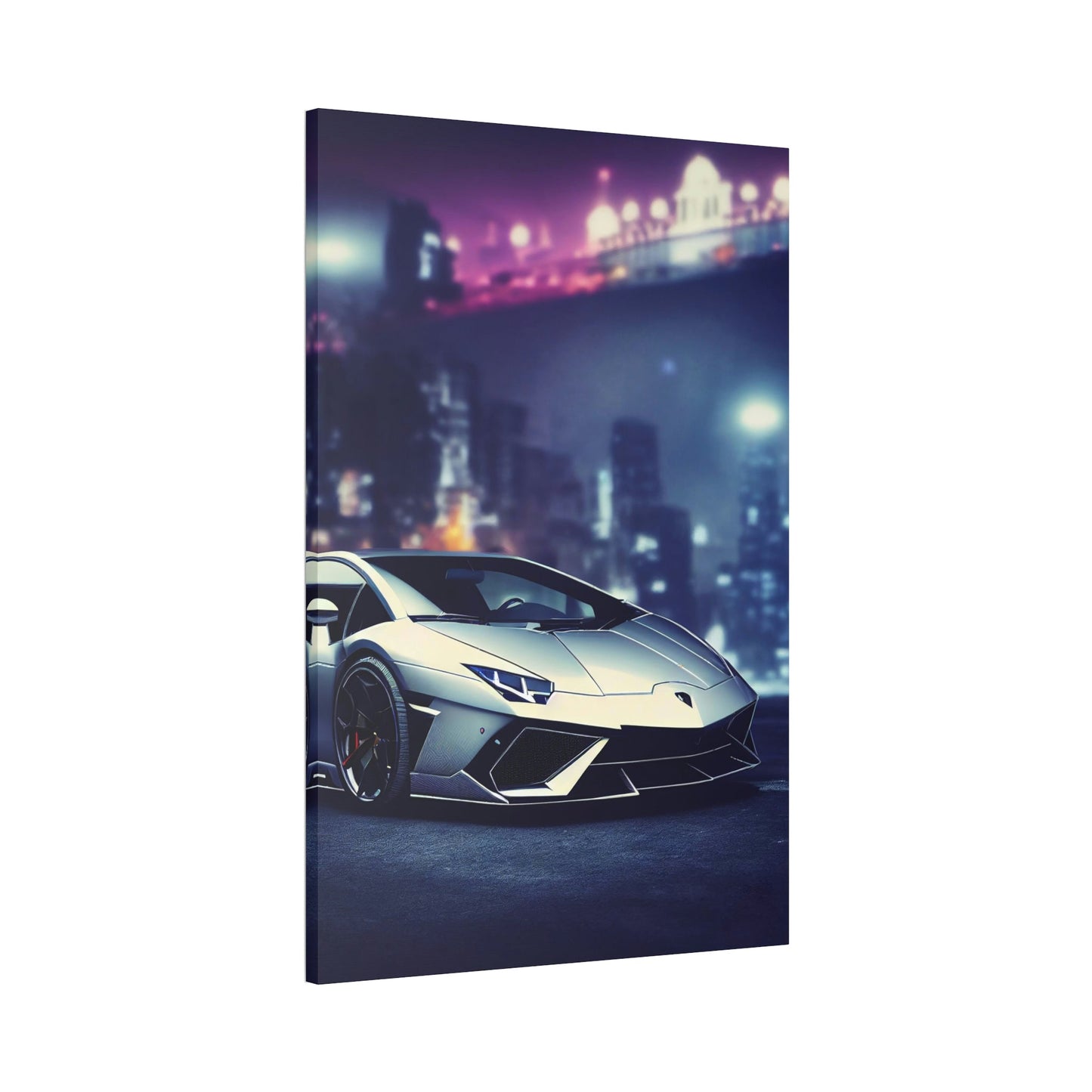 Precision and Power: Framed Canvas  & Poster Art Featuring Lamborghini