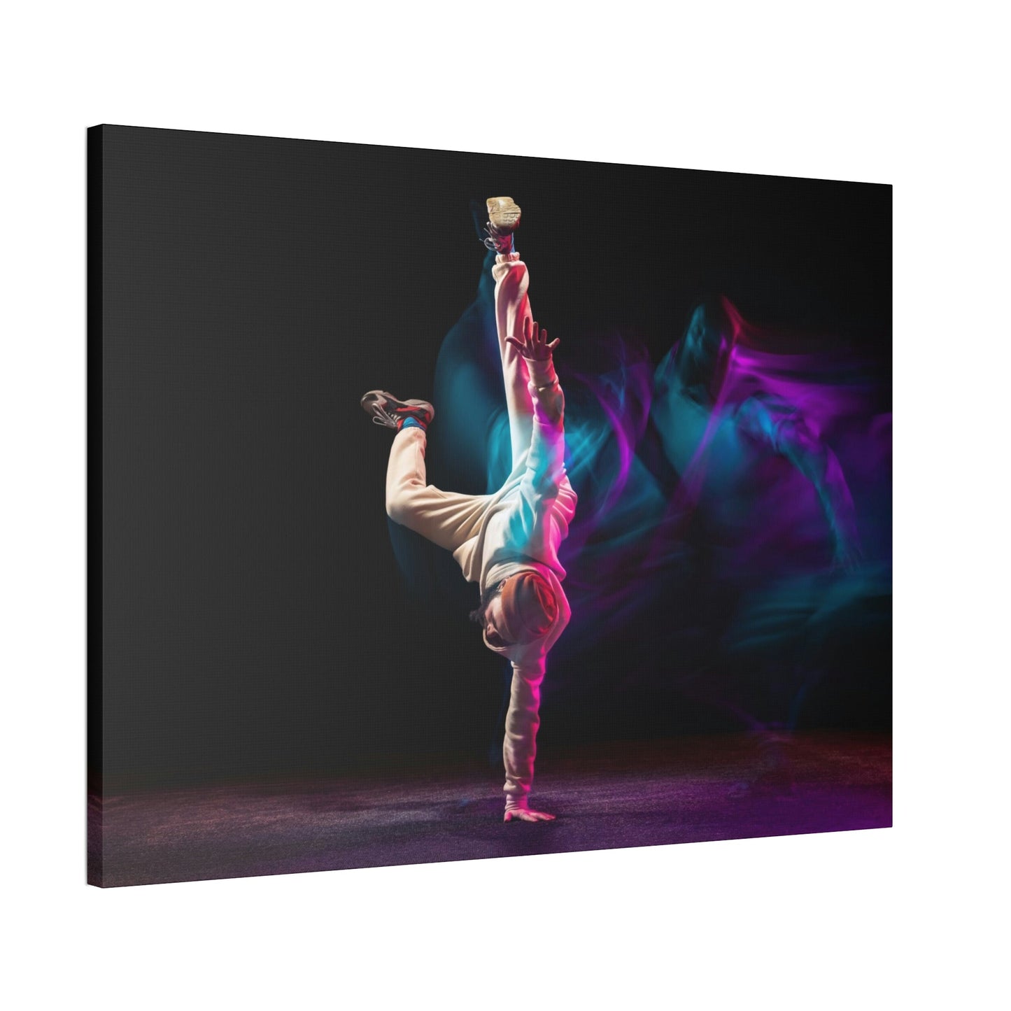 Art of Movement: Natural Canvas and Framed Poster of Dance Choreography