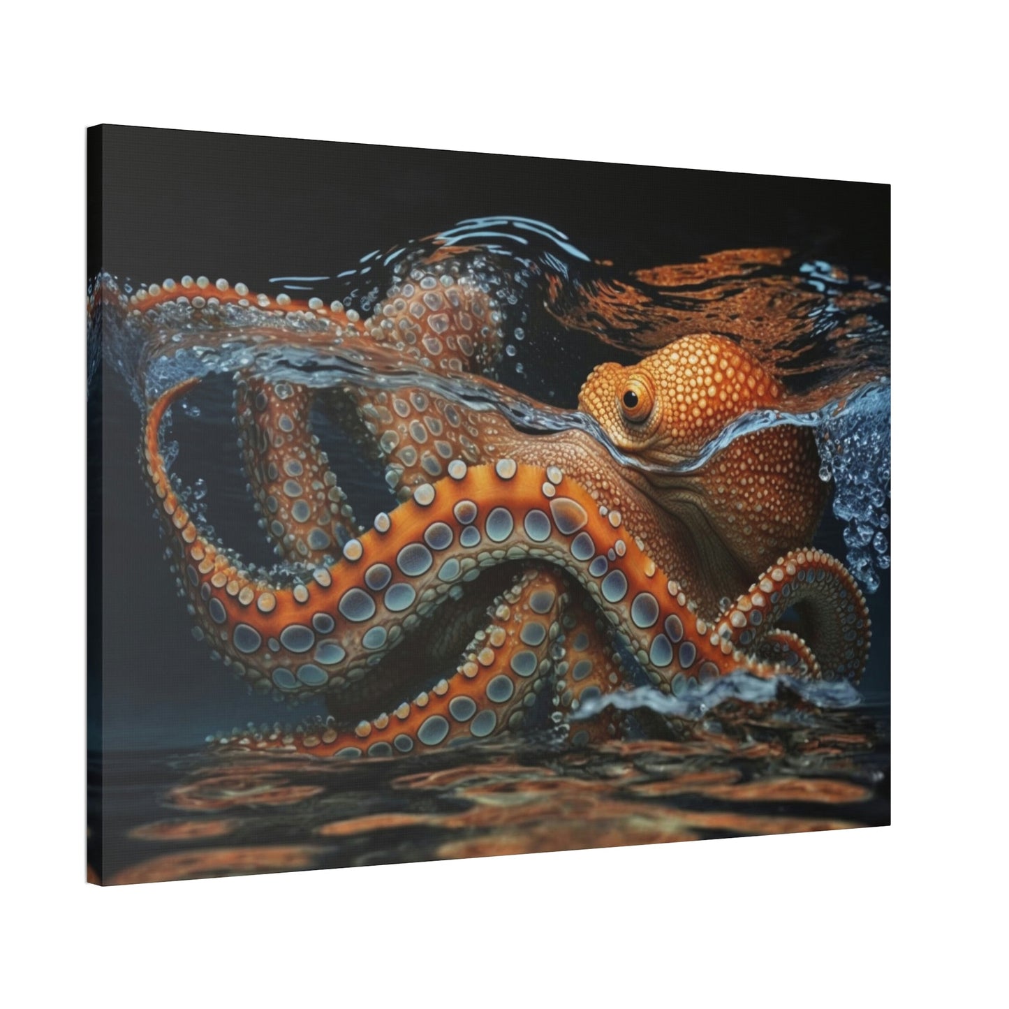 Octopus Oasis: A Colorful Canvas Creation