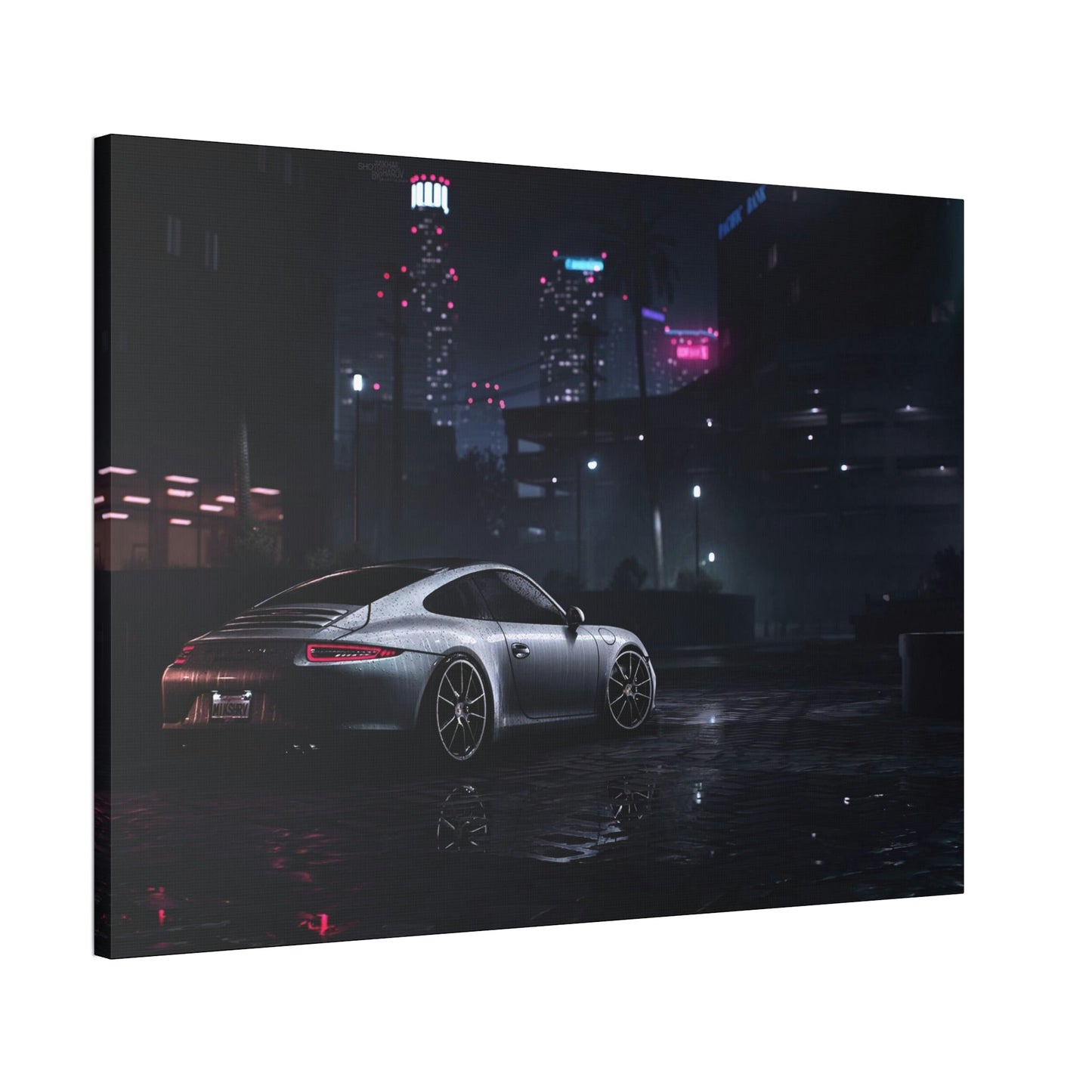 Porsche Artistry on Canvas: Natural Canvas Art for Auto Lovers