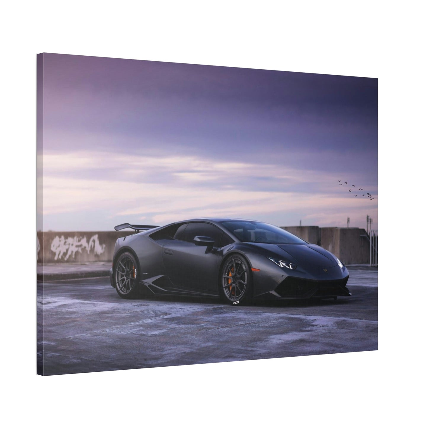 Racing into Luxury: Framed Lamborghini Canvas Print for Your Wall