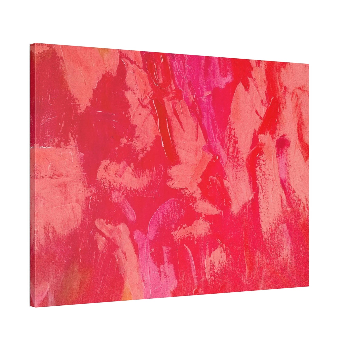 Vibrant Red: A Striking Print on Canvas to Add to Your Art Collection