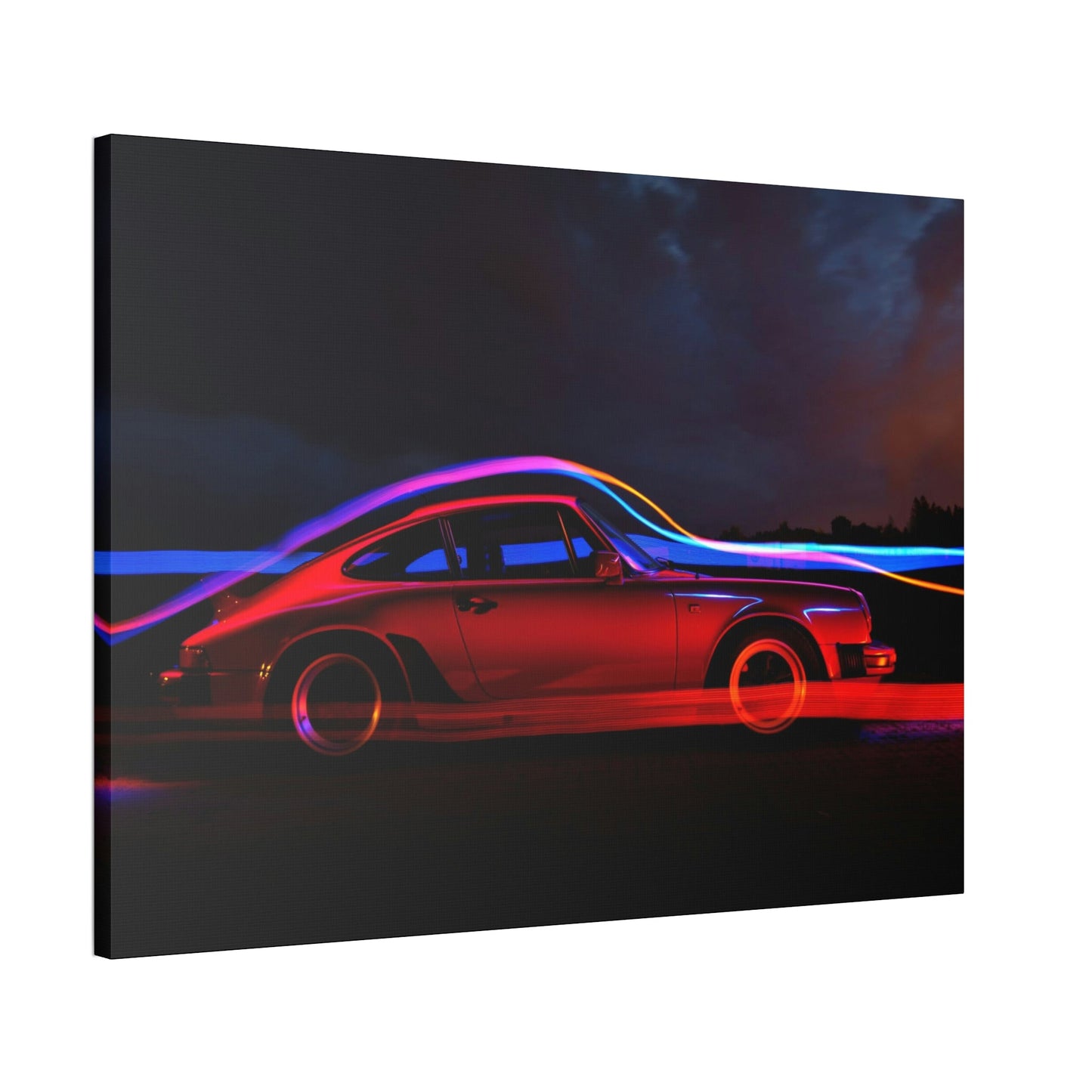 Porsche Reflections: Artistic Canvas and Print Artwork of Classic Cars