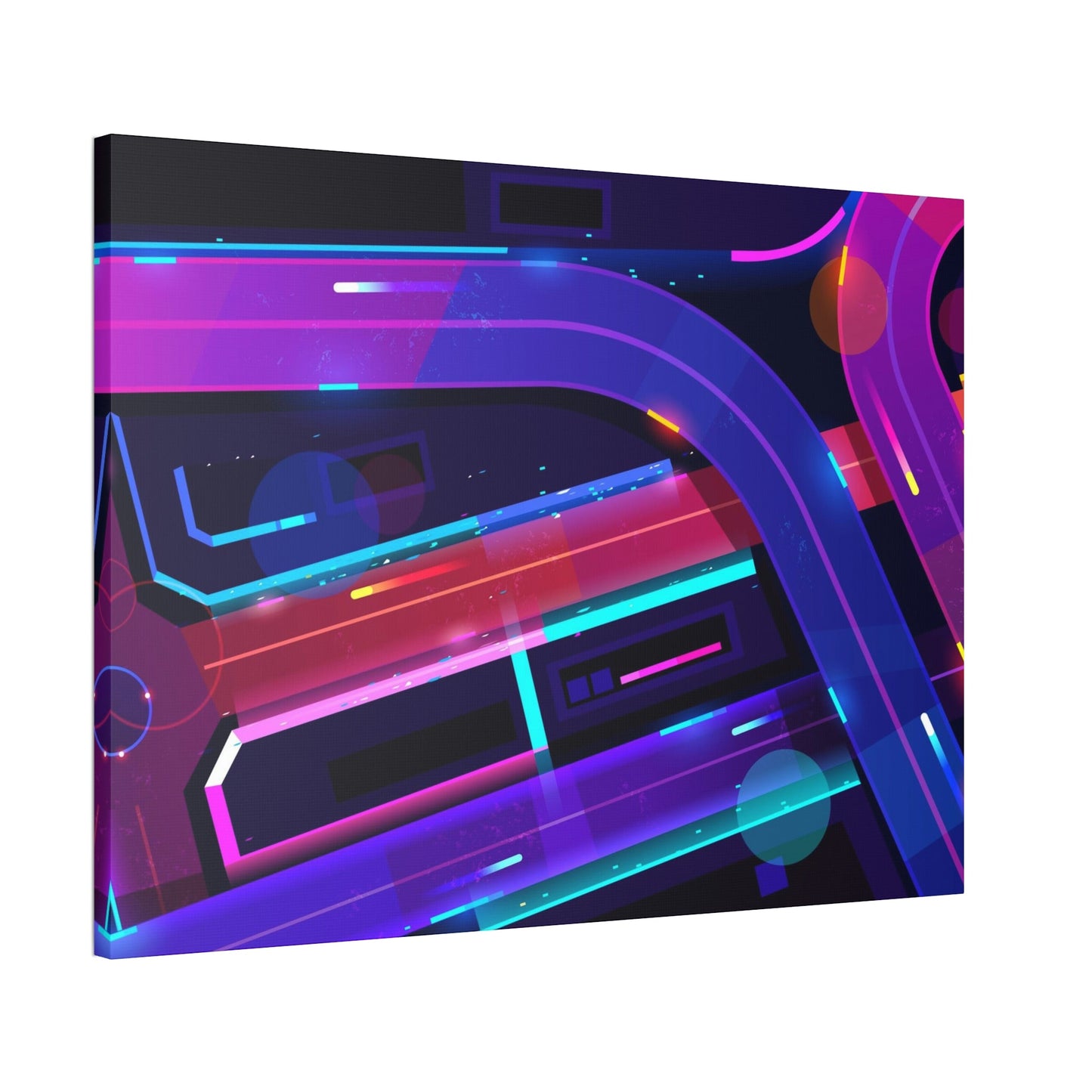 Neon Fantasia: Captivating Framed Poster Art on Premium Canvas for Wall Decor