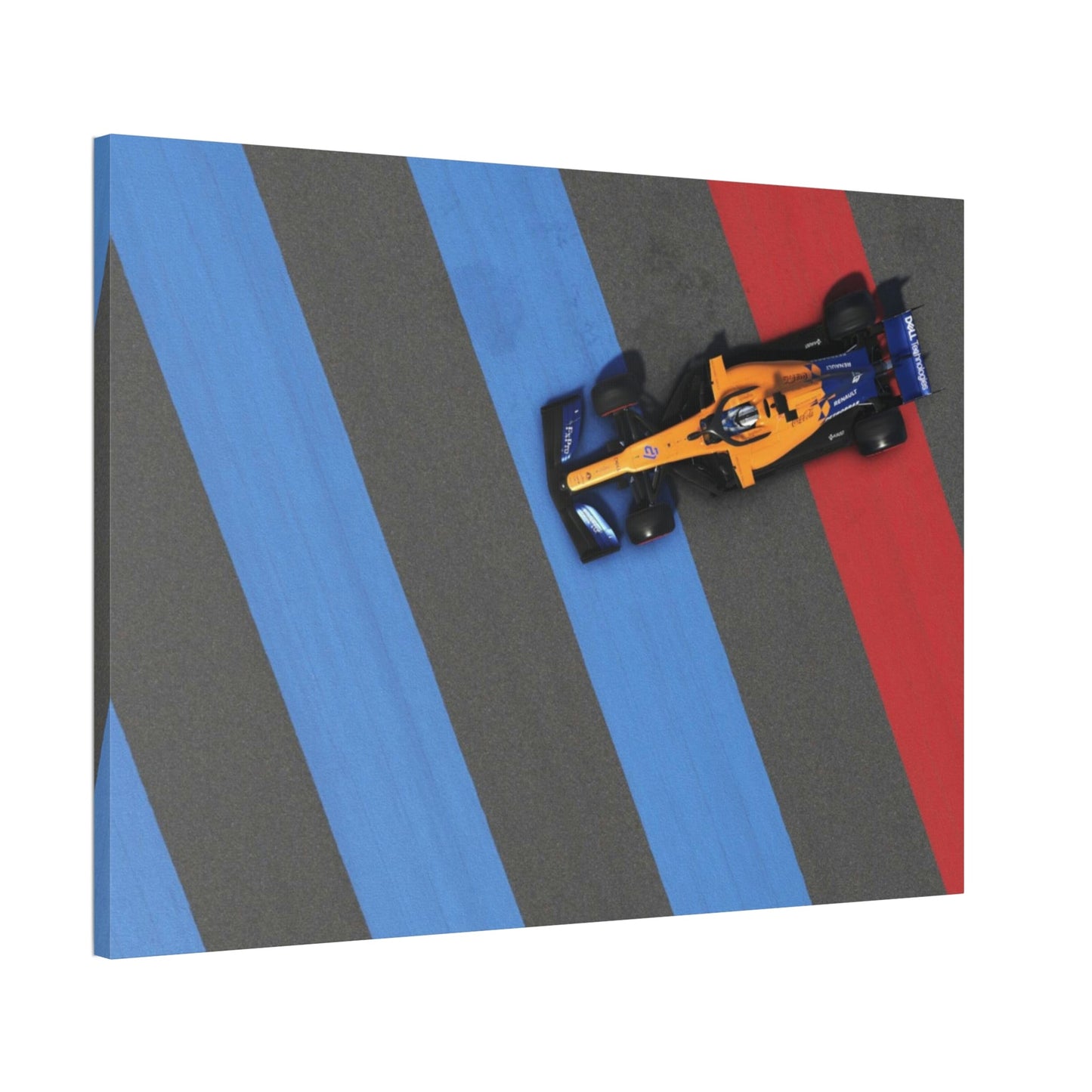 Racing Thrills: Framed Poster & Canvas of F1 Cars in Action