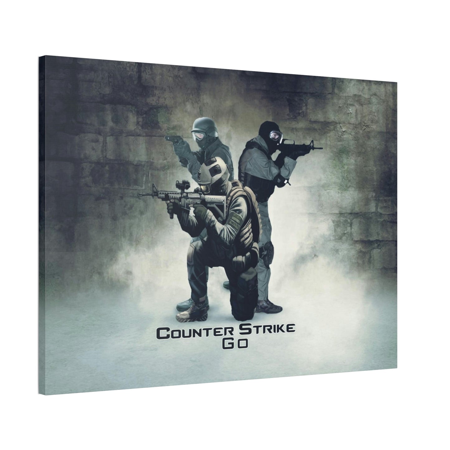 Counter Strike: Captivating Wall Art on Natural Canvas & Poster