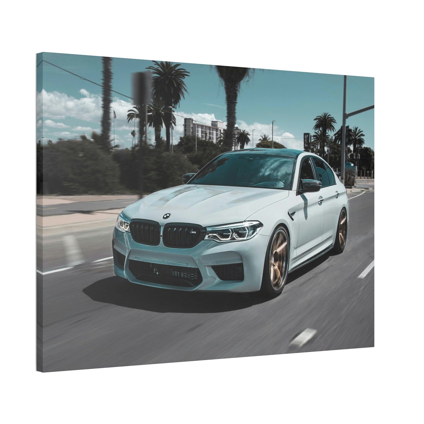 BMW on Canvas: Captivating Canvas & Poster Print for Car Enthusiasts