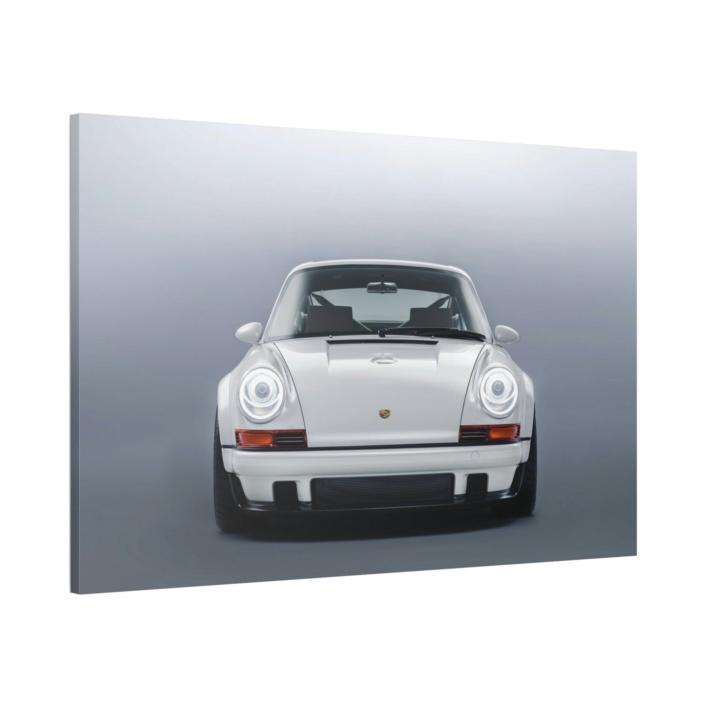 Sleek Sophistication: Canvas Wall Art Print of the Porsche Aesthetic