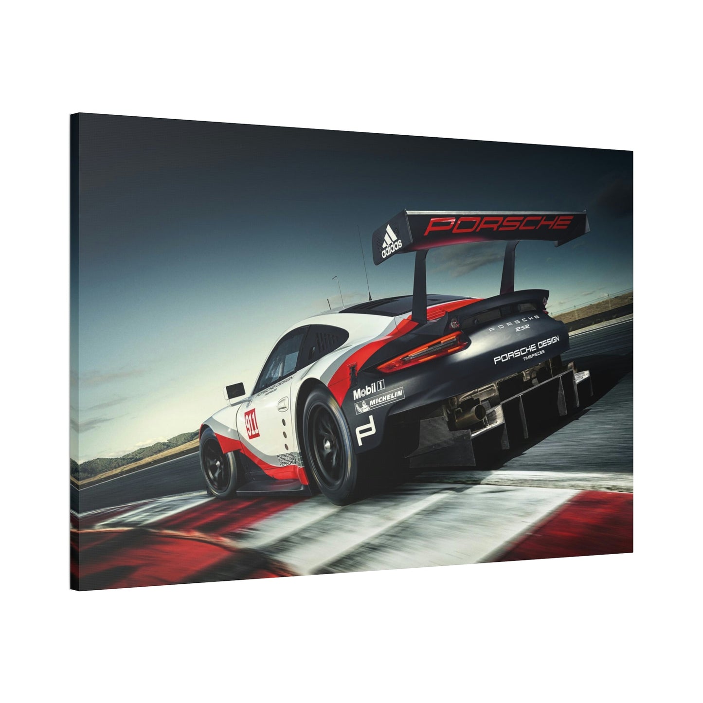 Porsche in Motion: A Framed Canvas & Poster Art Piece That Depicts the Speed and Grace of Porsche