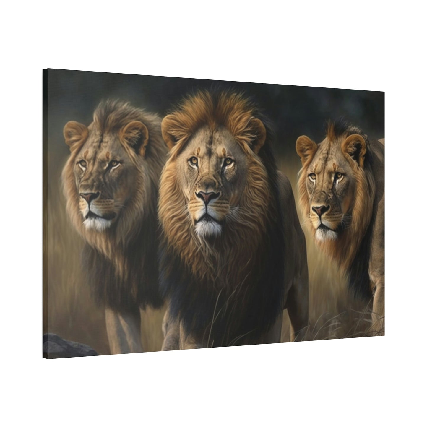 Jungle Royalty: A Canvas of Lions