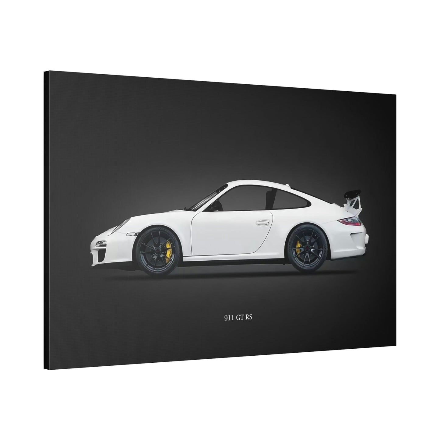 Porsche Wall Art: White Art Print for Luxury Car Lovers