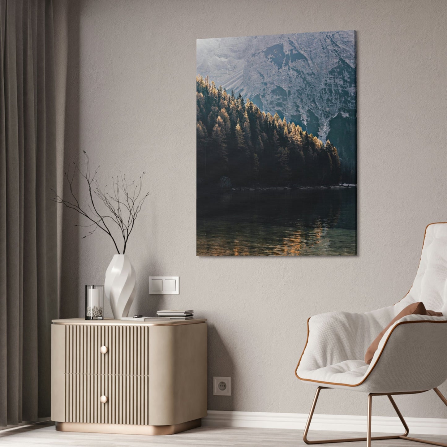 Reflective Beauty: Lakes and Rivers on Canvas and Framed Poster Art