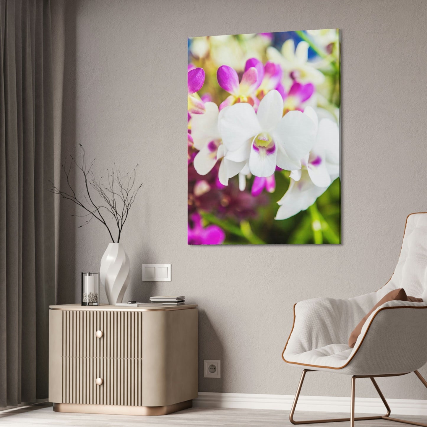 Orchid Garden: A Colorful Canvas Escape