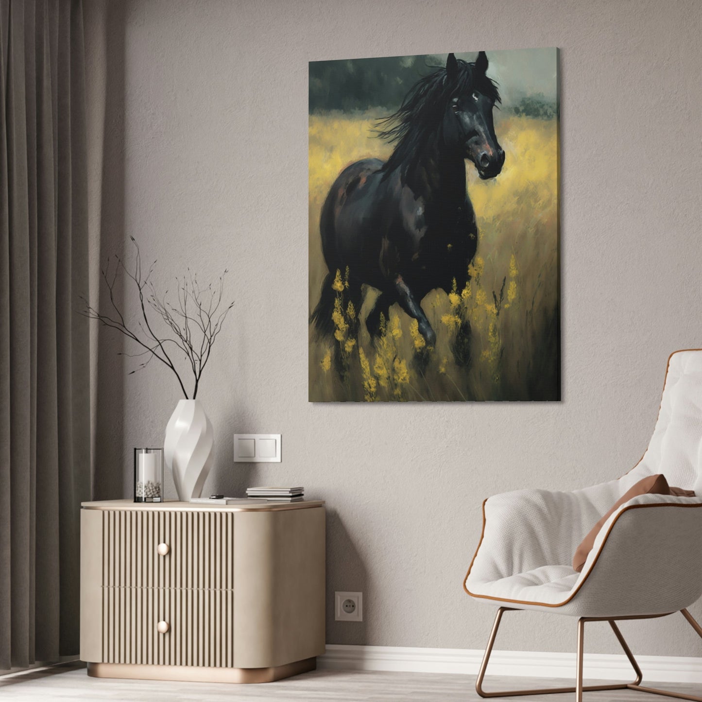 Horse in Motion: A Canvas Equine Energy