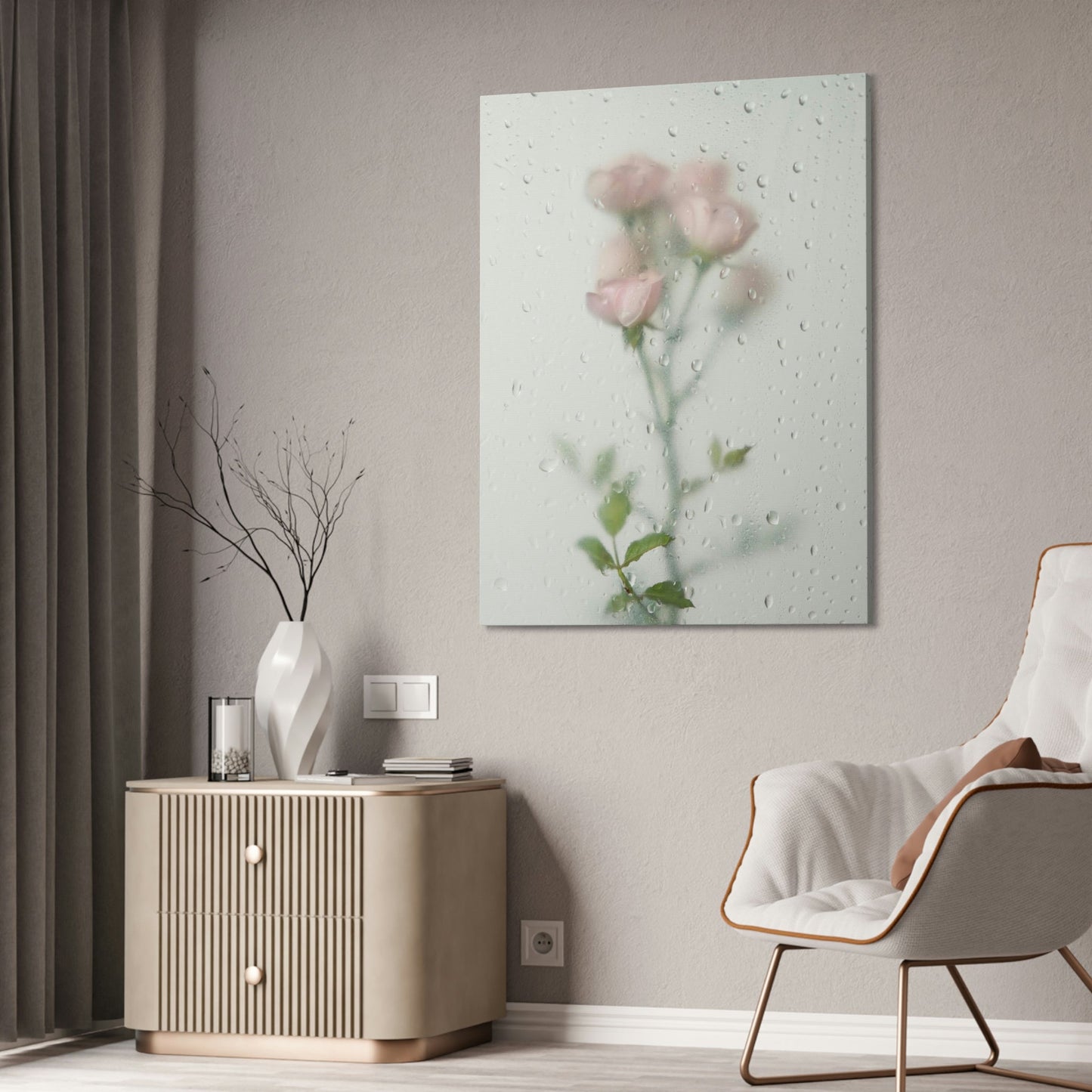 The Art of Roses: A Detailed and Intricate Painting on Canvas