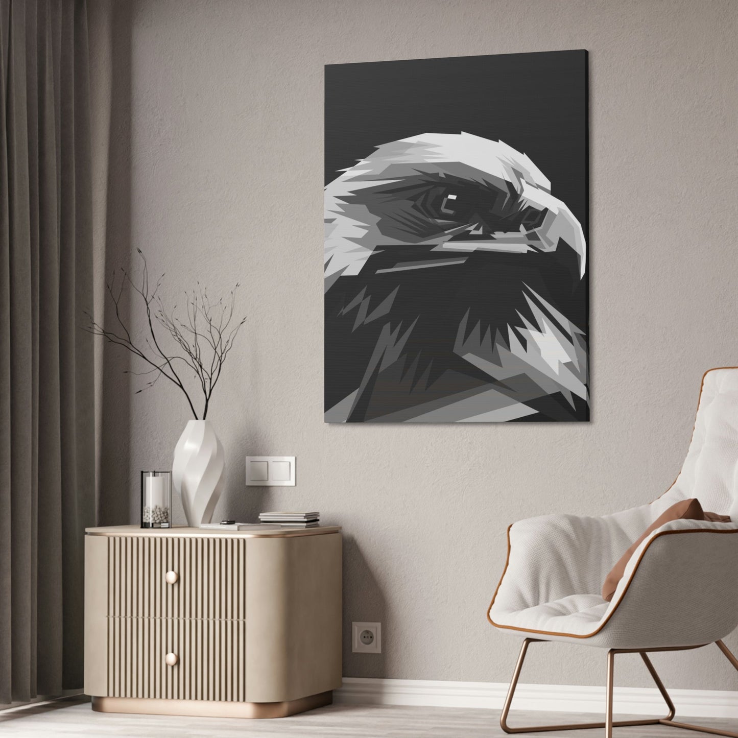 Mystical Guardians: Framed Poster Embodied with the Essence of Eagles