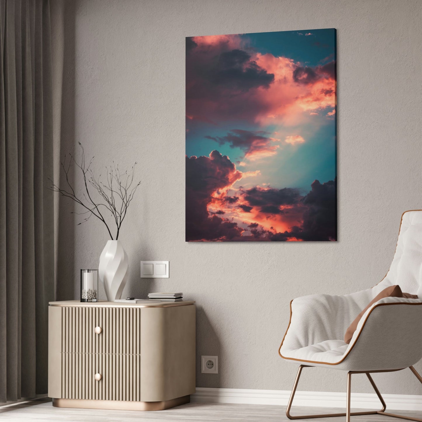 Heavenly Skies: Canvas Print and Wall Art of Mesmerizing Natural Skies