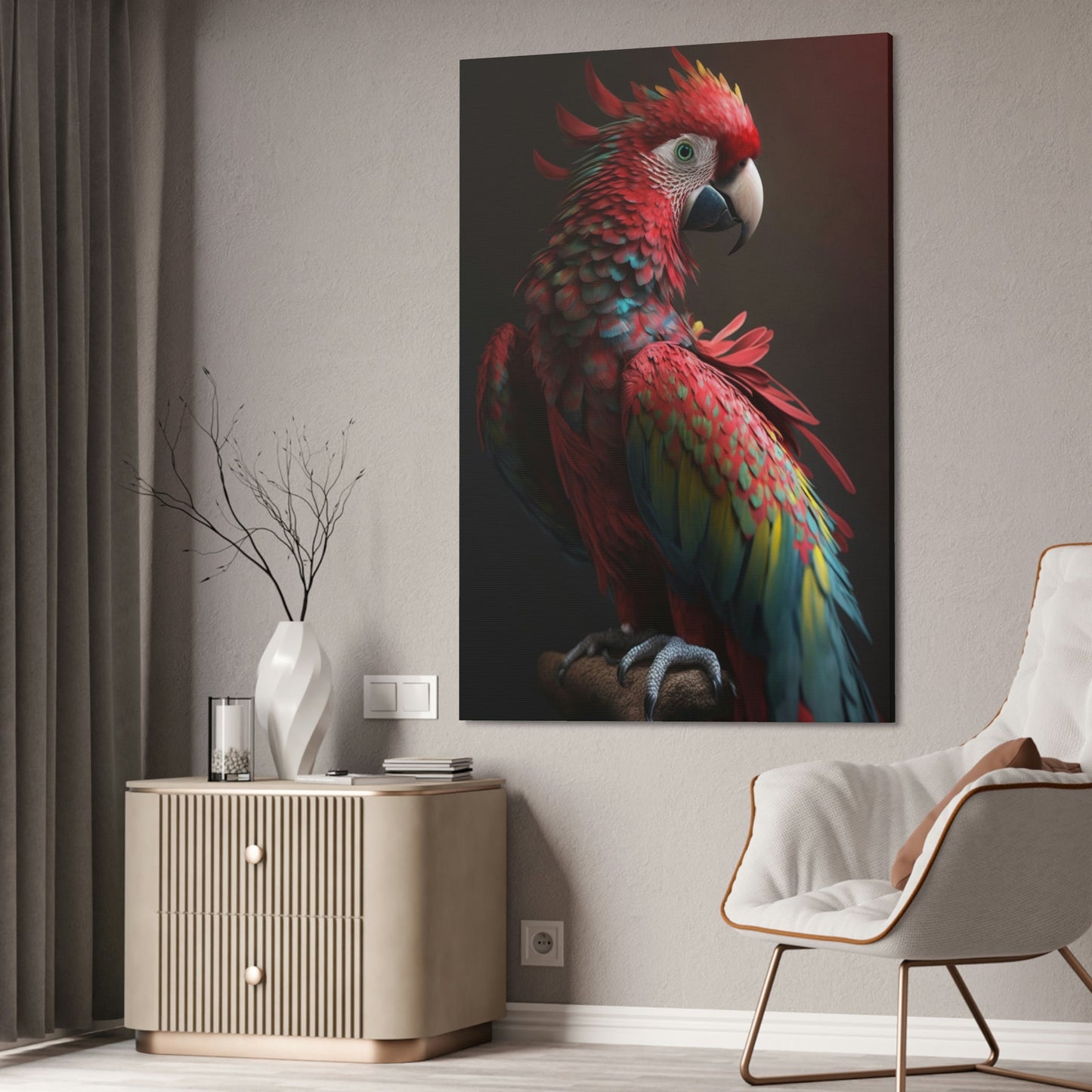 Winged Wonders: A Canvas of Parrot Majesty and Magic