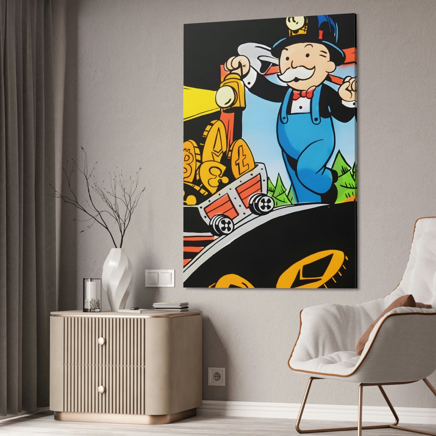 Making Money Moves: Alec Monopoly's Money-Themed Art in Poster and Canvas