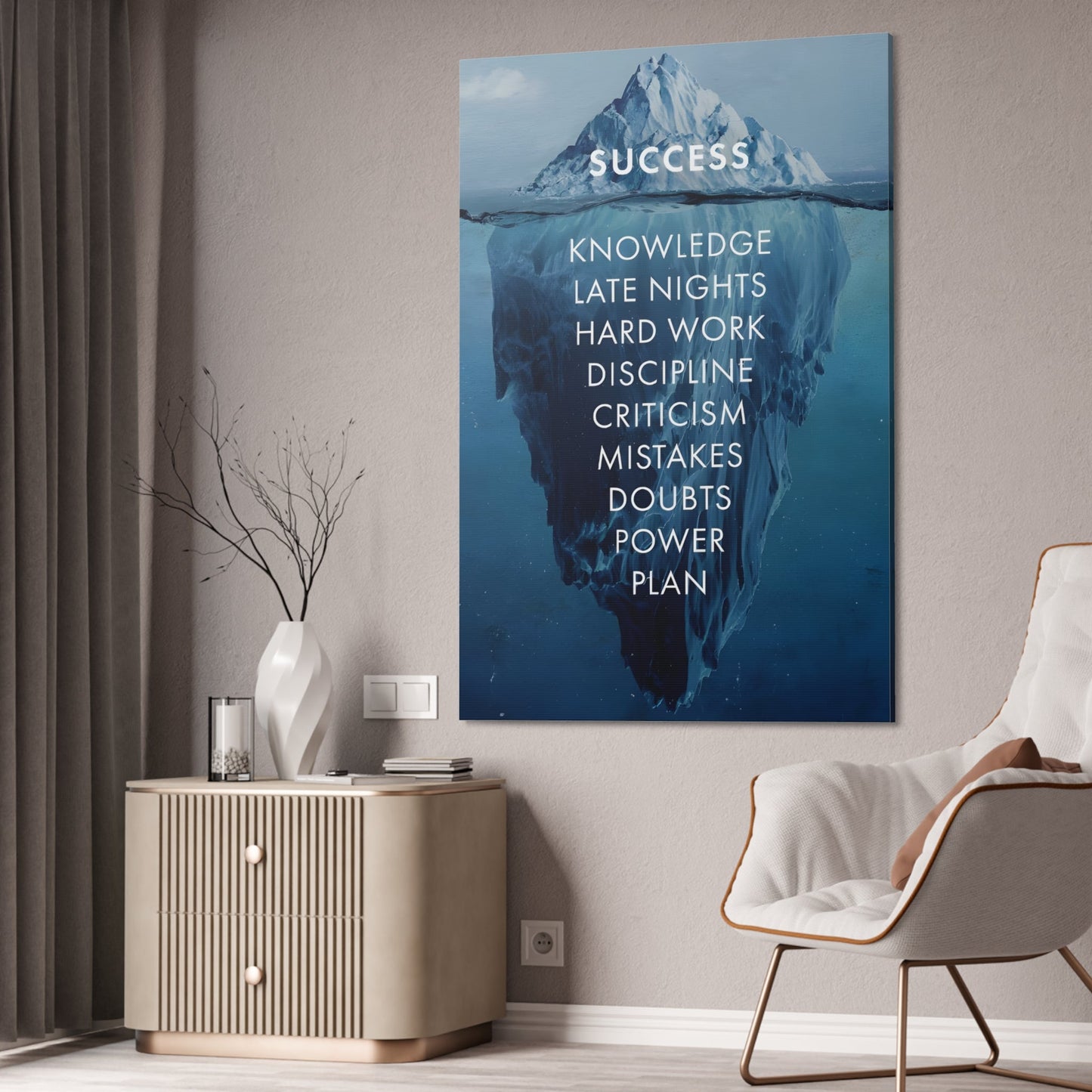 Unveiling Motivation: Captivating Framed Canvas Artwork