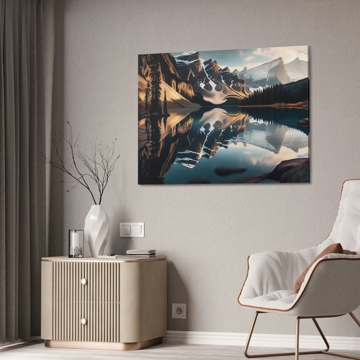 Lakes and Riverscape: Wall Art of a Stunning Scenery on Natural Canvas