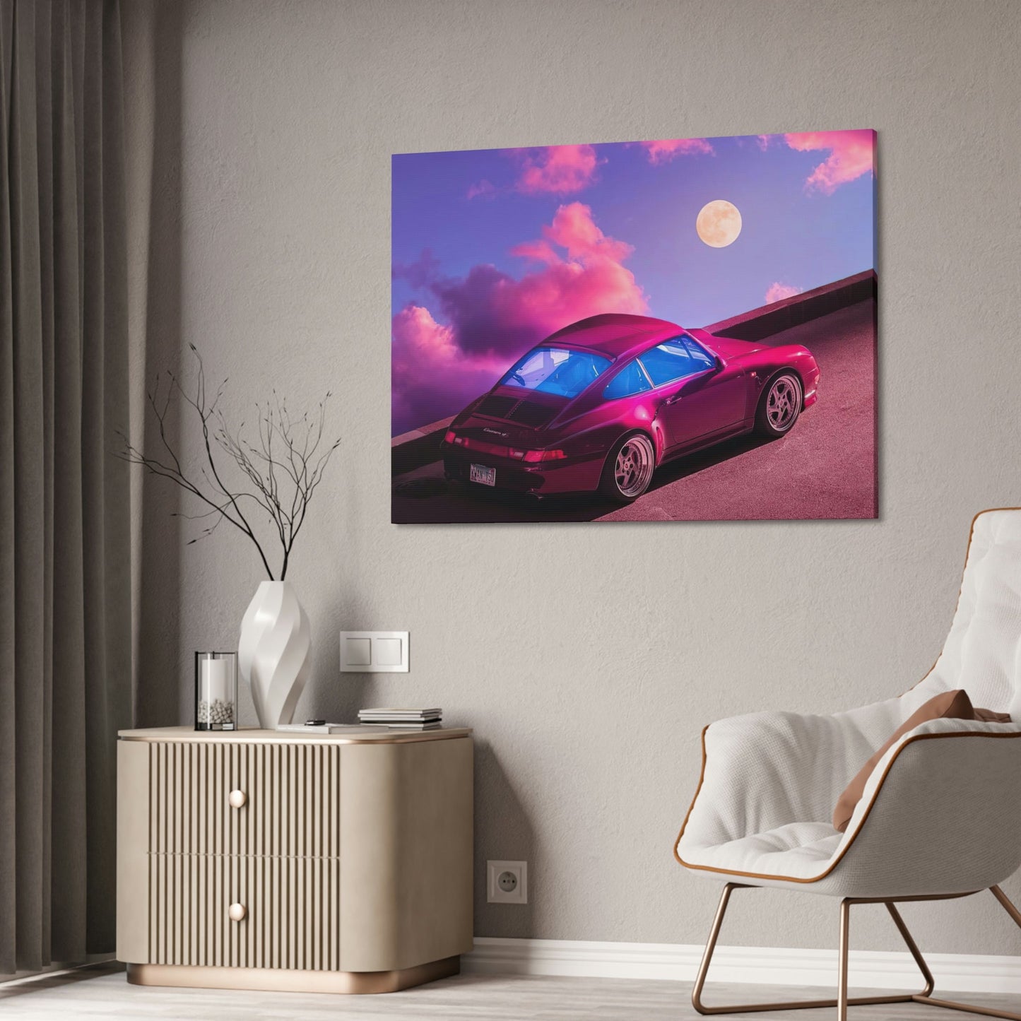 Porsche's Art of Speed: Canvas Wall Art Print That Inspires the Ultimate Driving Experience