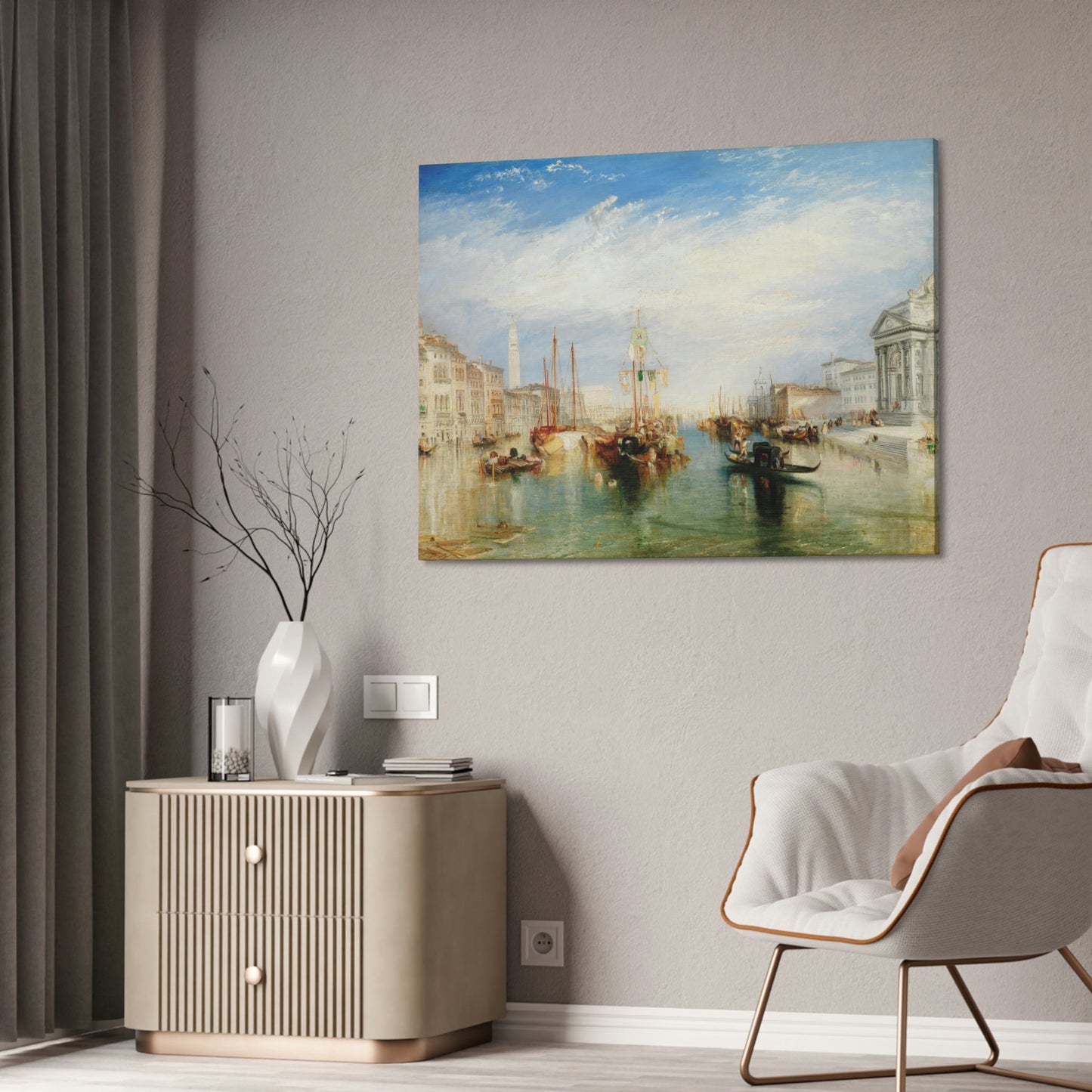 Serene Scenery: Anthropologie-Inspired Art on Framed Canvas Prints