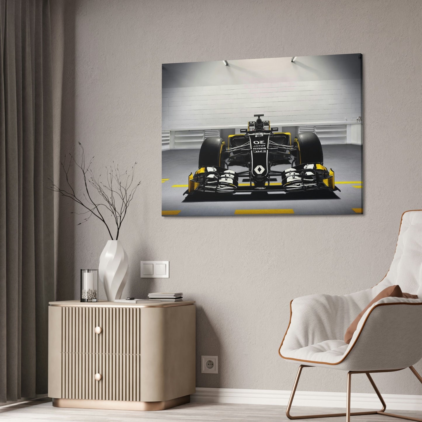 The Power of Speed: Striking F1 Art Print on Canvas & Poster