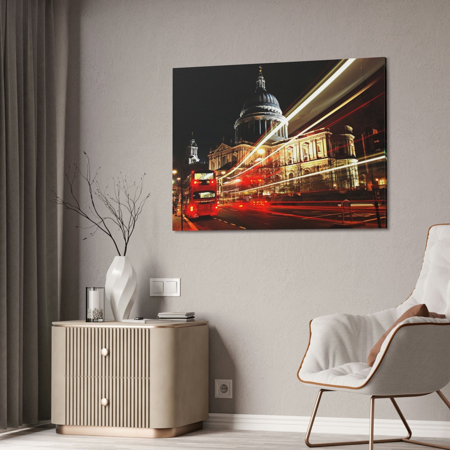 The Essence of Travel: Canvas Print capturing the Spirit of Buses