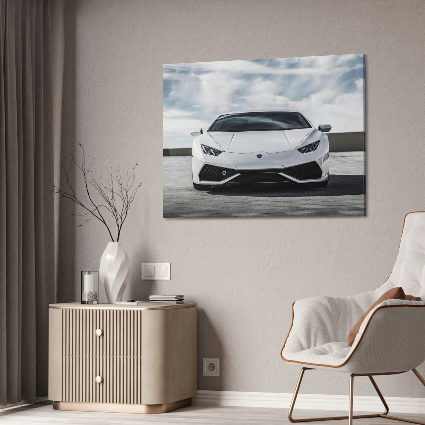 Luxury on Wheels: Lamborghini Canvas & Poster on a High-Quality Print