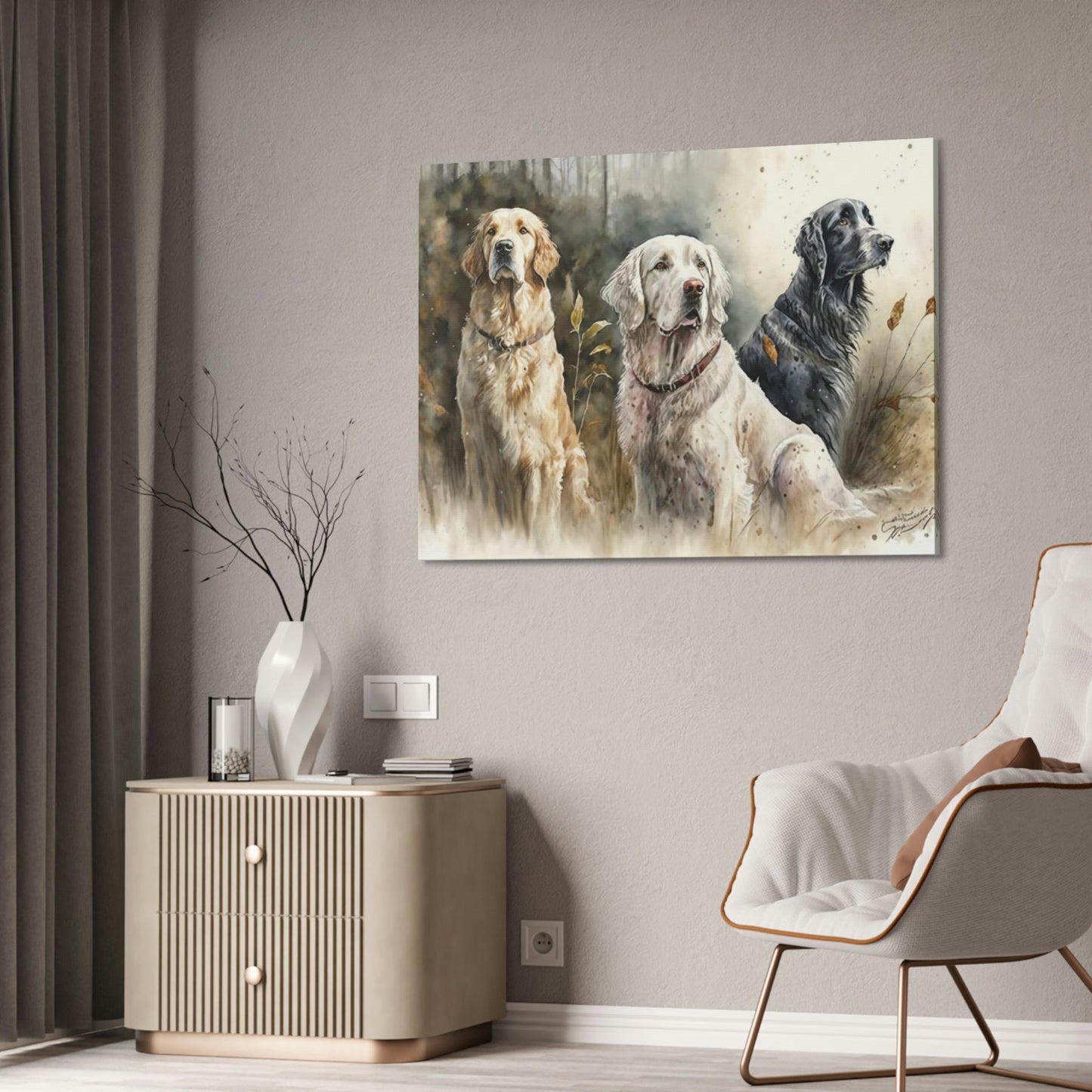 The Furry Bunch: A Portrait of Playful Pooches