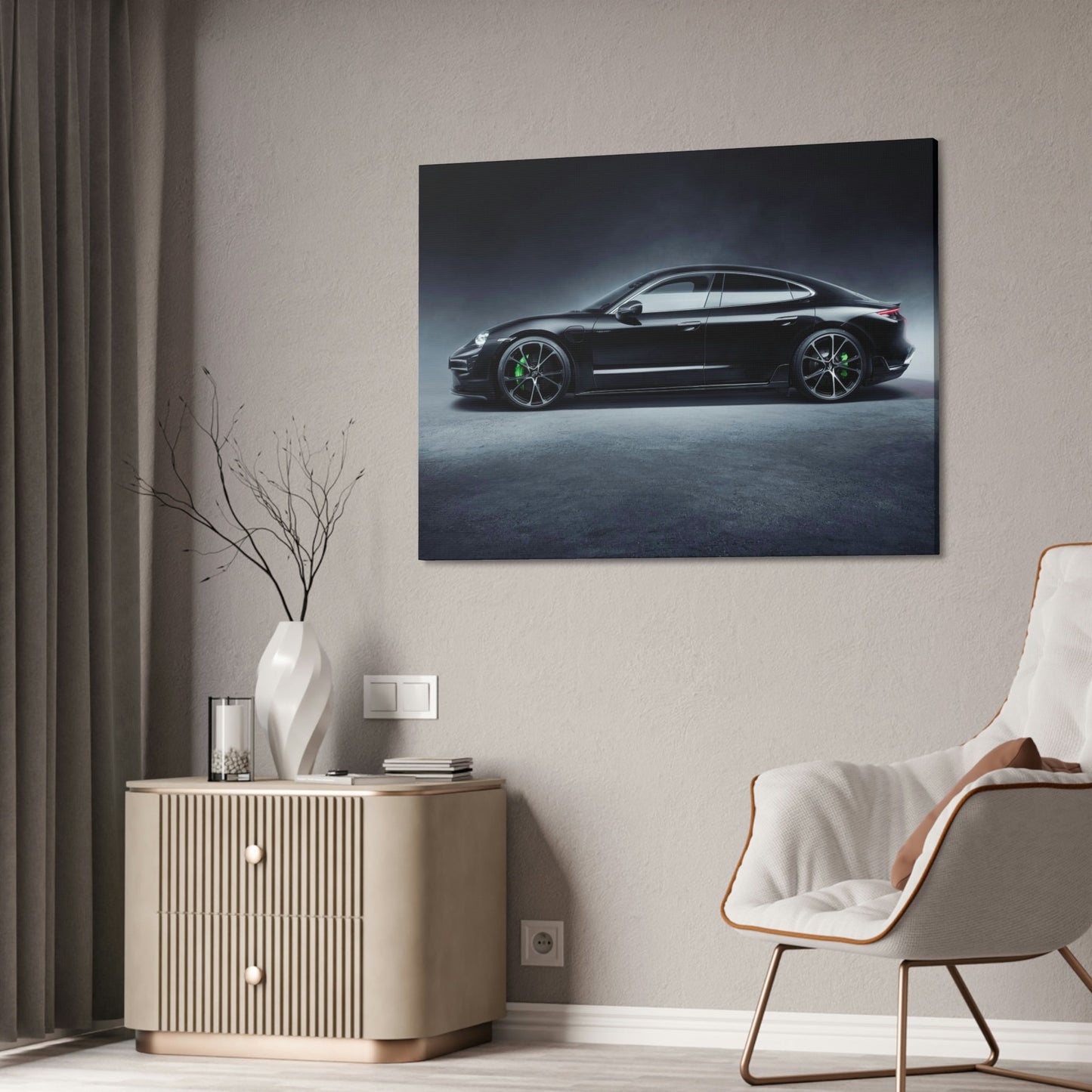 Porsche Power: A Timeless Framed Poster for Any Room