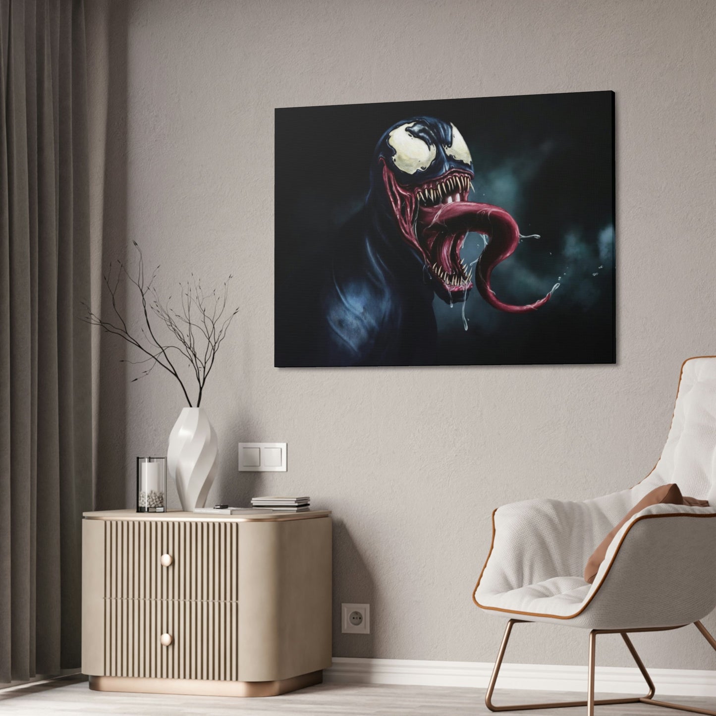 Explore New Worlds: Sci-Fi and Fantasy Framed Canvas Wall Art with Venomous Detail