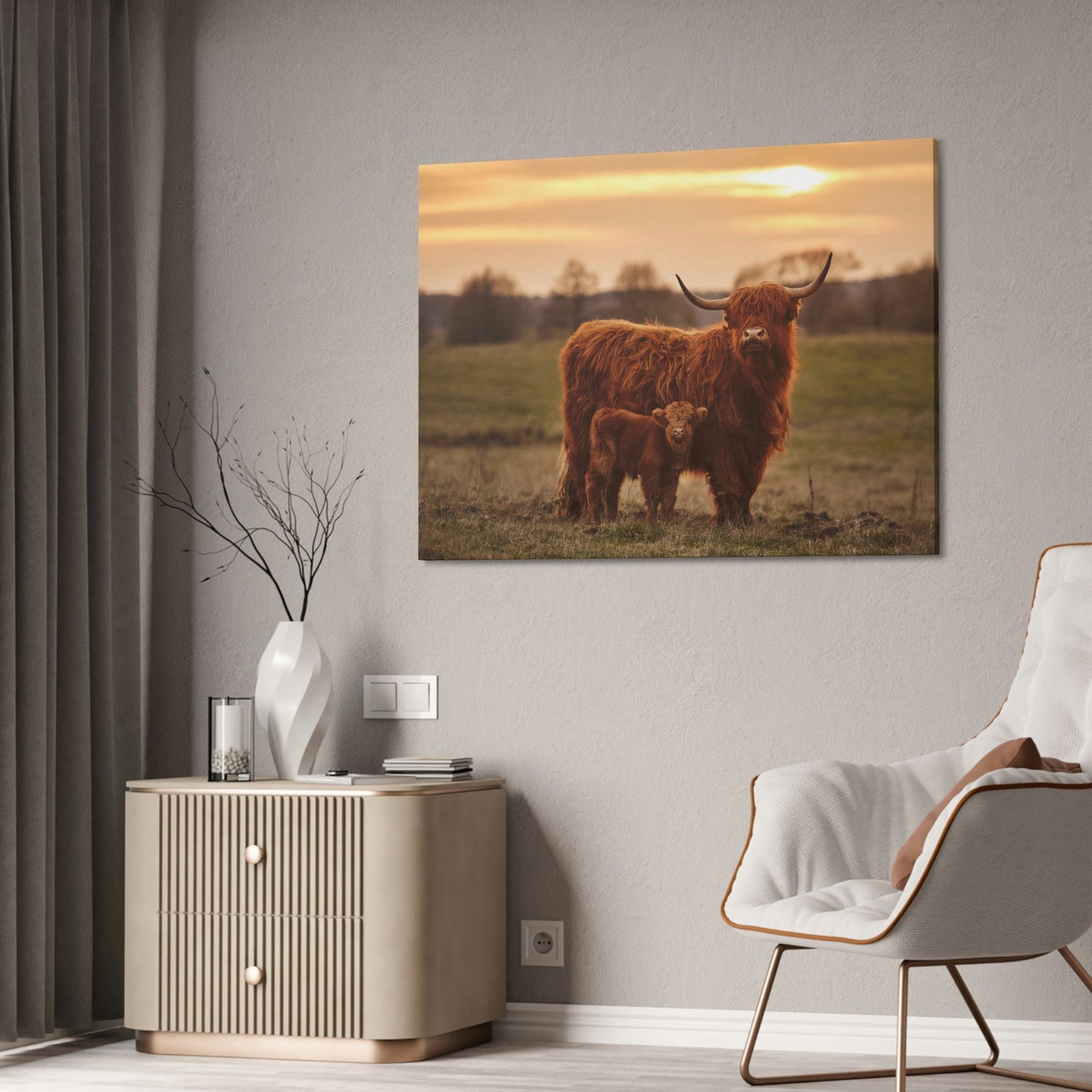 Highland Cow - Animal Art - Pixoram