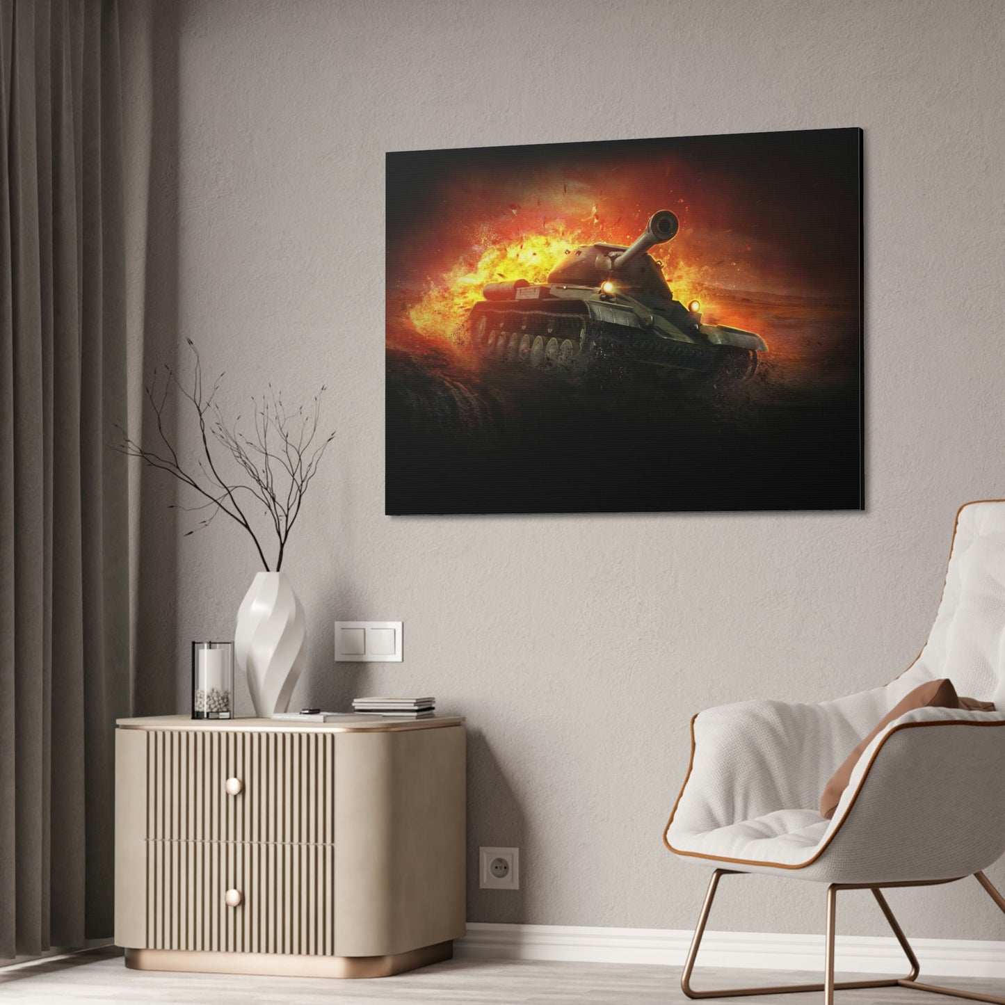 Legendary Battles: Framed Poster Celebrating World of Tanks Heroes