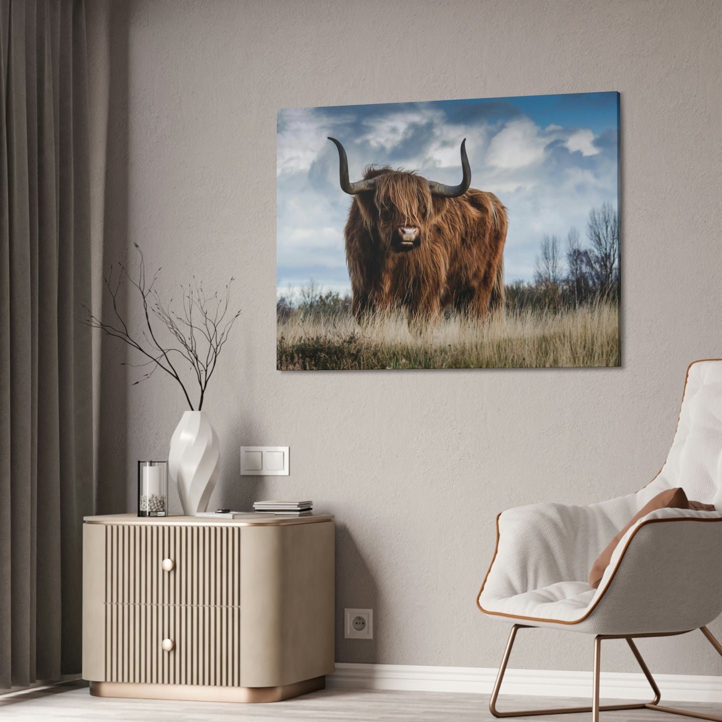 Scottish Long Haired Cattle - Wall Art - Highland Cow | Animals Art