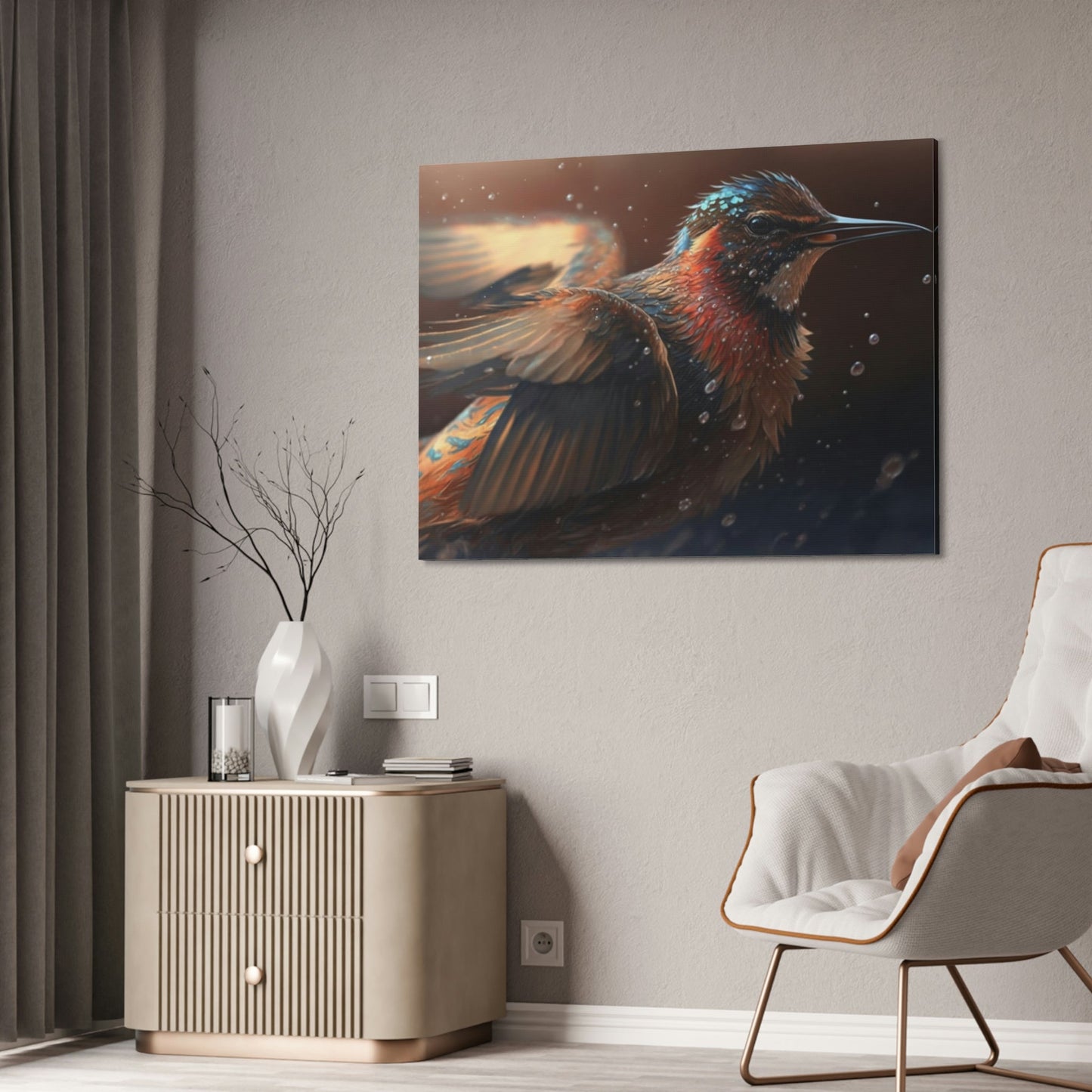 The Flight of Fantasy: A Framed Canvas & Poster Print of Birds