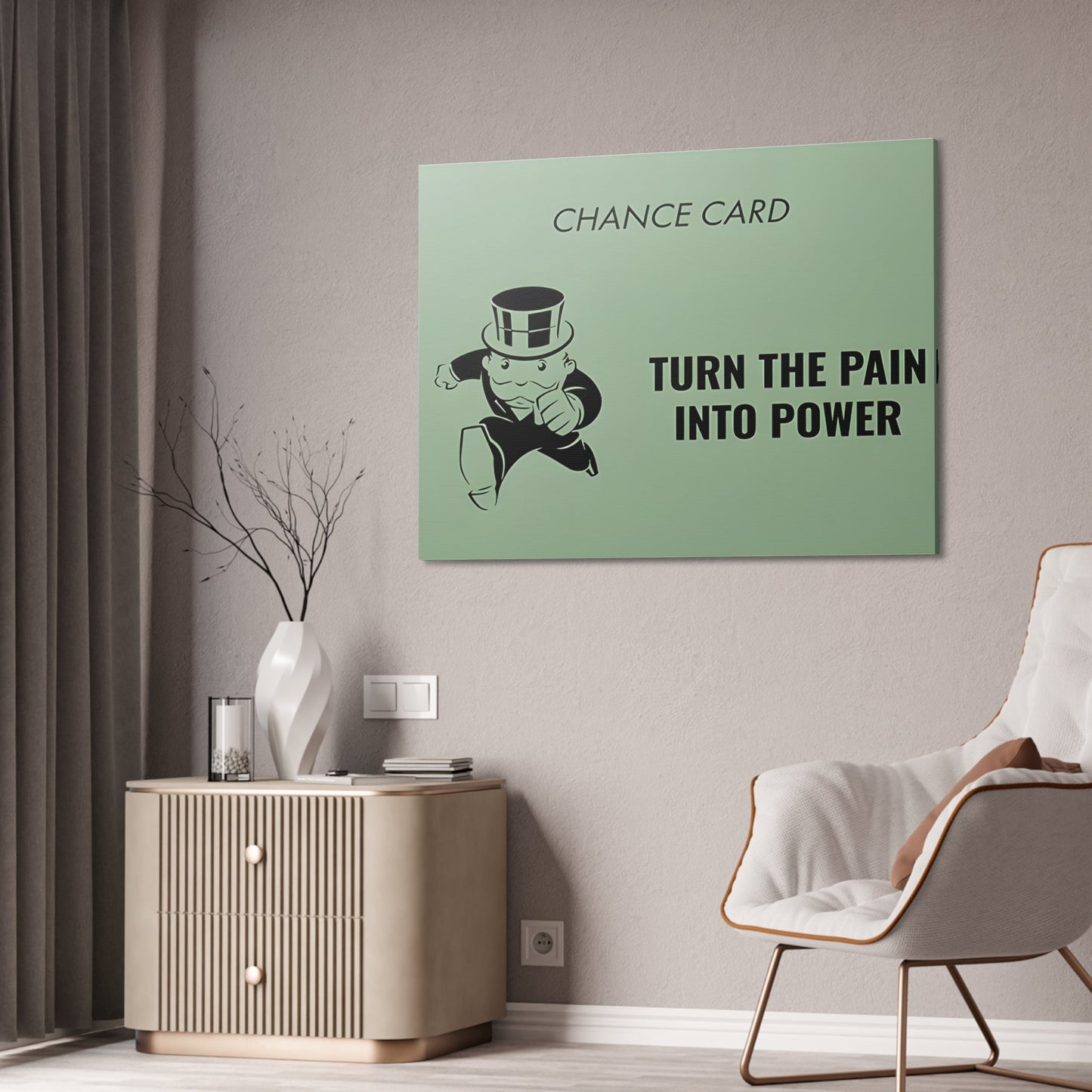 Monopoly's Motivation : Artistic Print on Framed Canvas & Poster