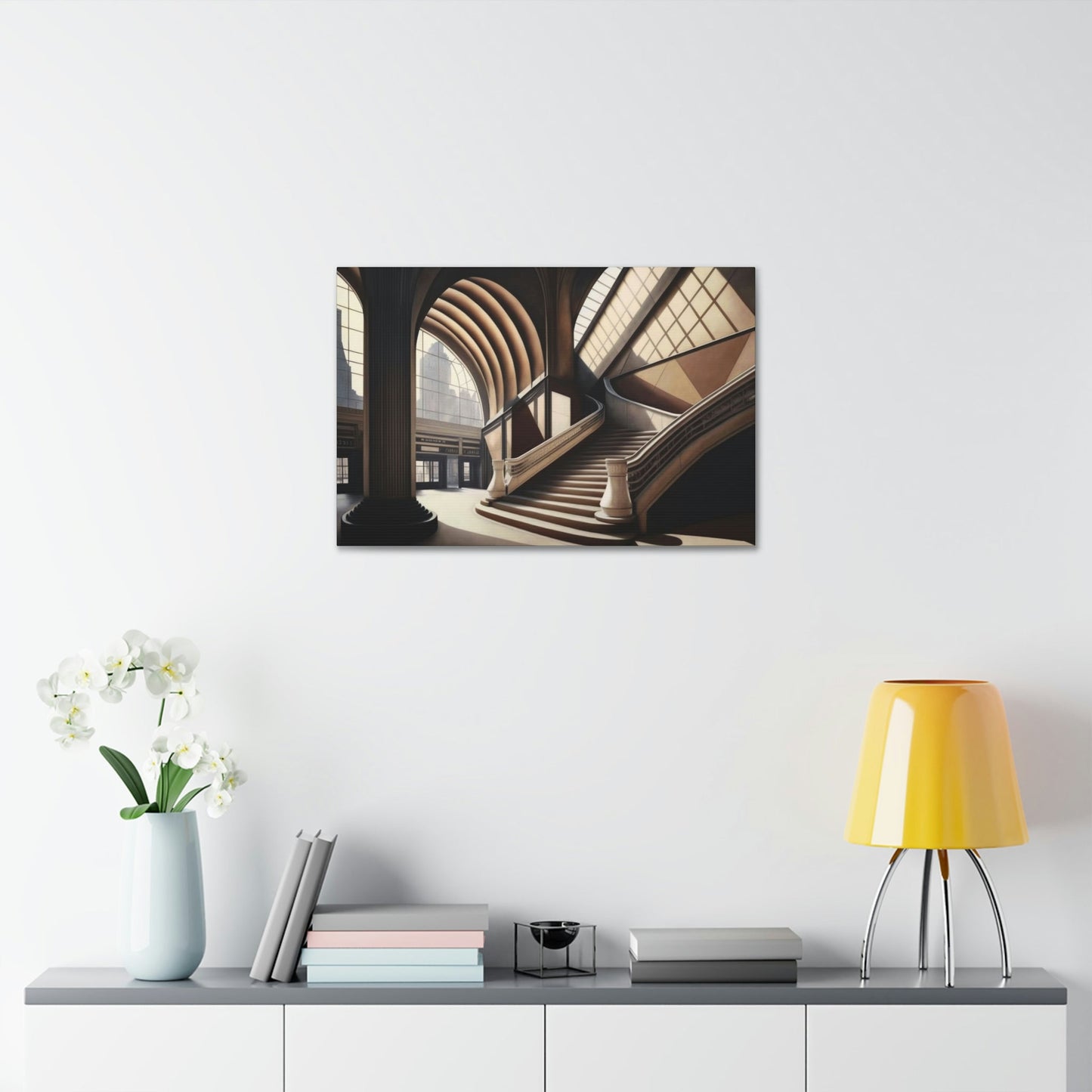 Enchanting Cityscape: Captivating Architecture on Natural Canvas & Poster