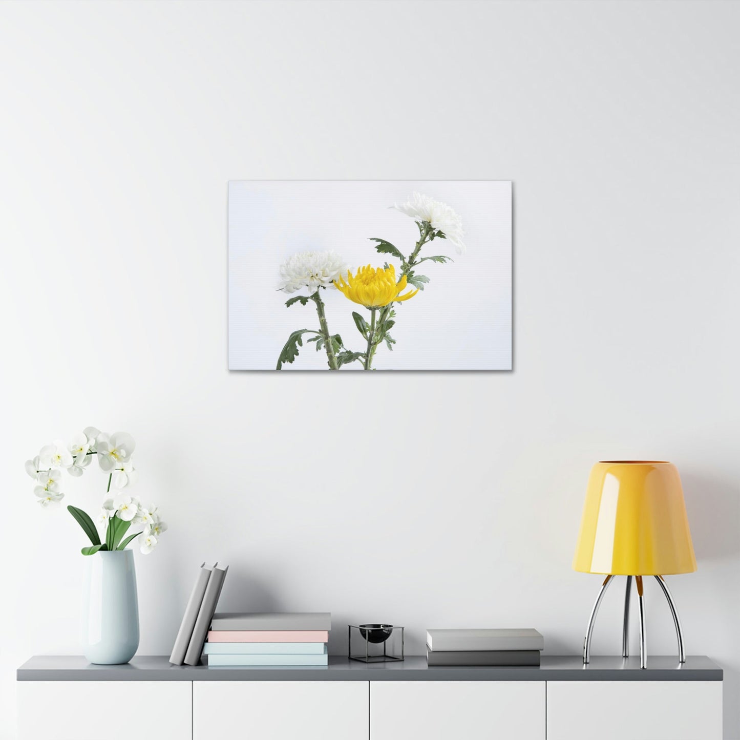 Floral Bliss: Poster & Canvas Art with Joyful Chrysanthemum Bouquet
