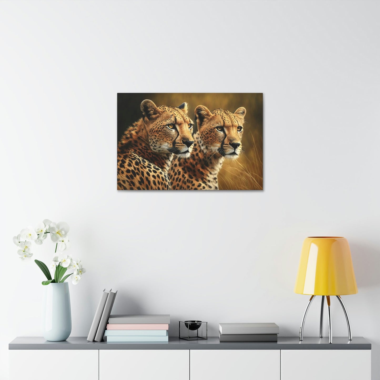 Graceful Predators: Cheetahs on Stunning Wall Art