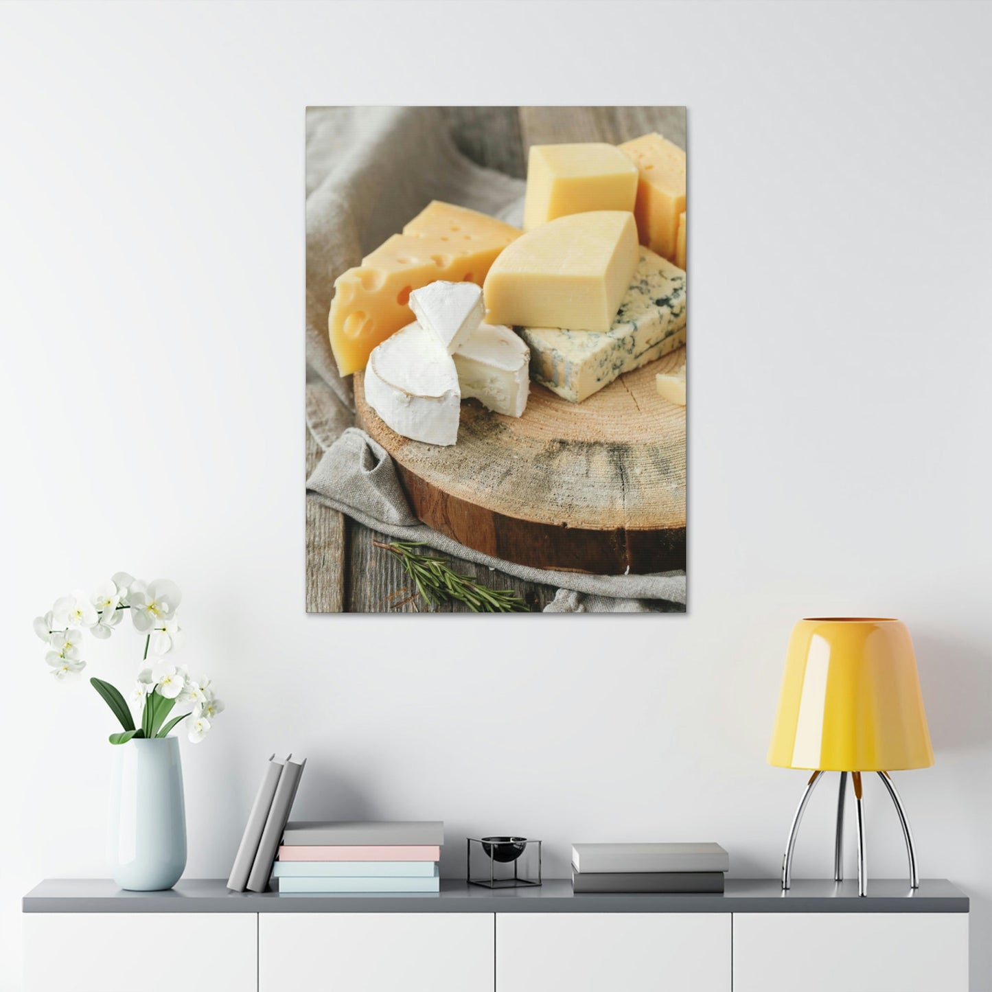 The Beauty of Cheese: Premium Canvas Prints of Artfully Arranged Cheese Plates