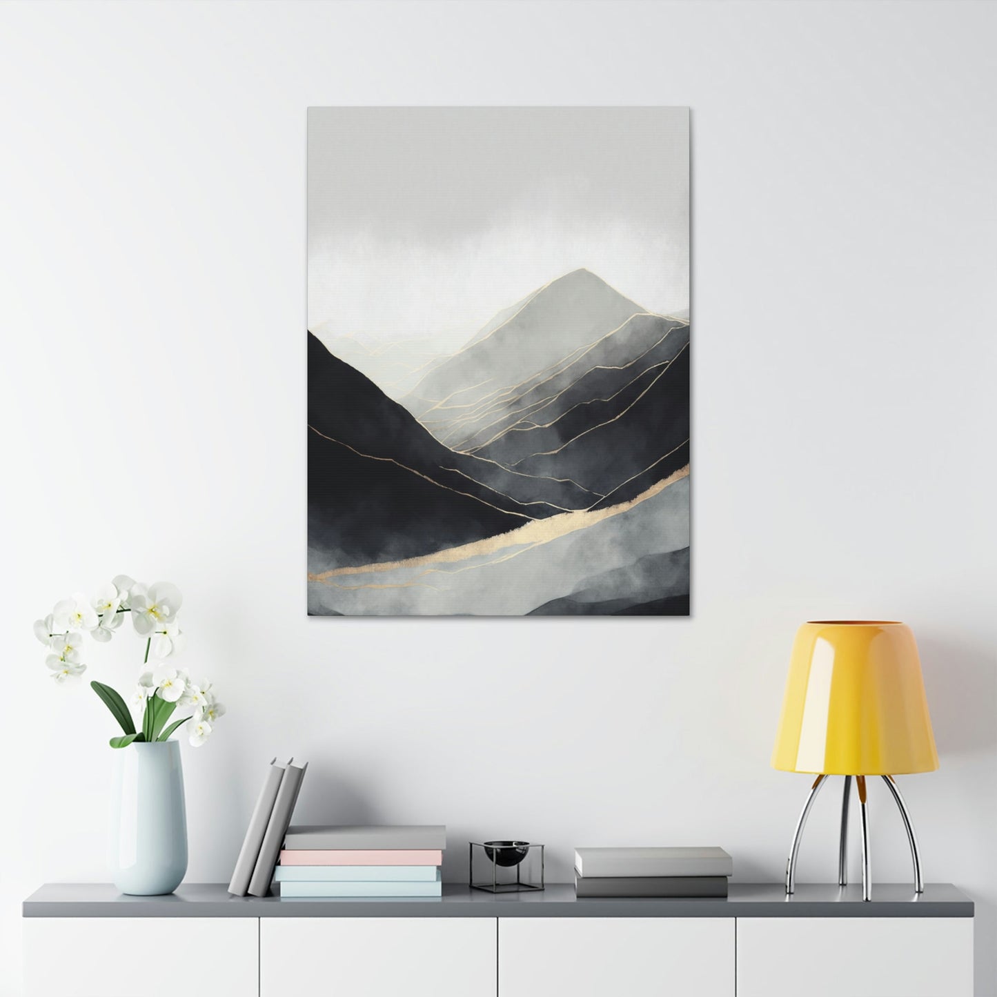 Abstract Nature: A Print on Canvas & Poster of a Bold Landscape