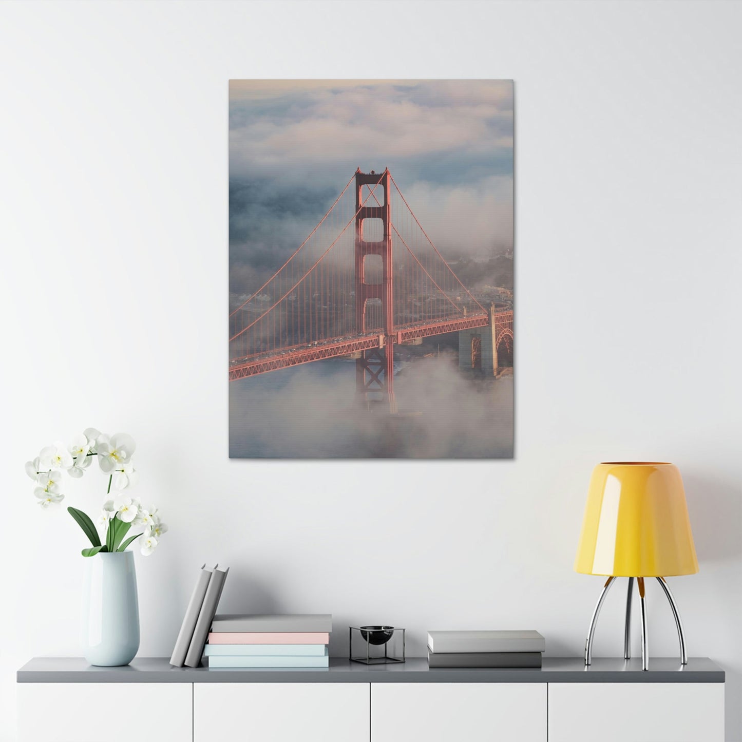 Majestic Bridge in the City: Impressive Wall Art for Your Home or Office