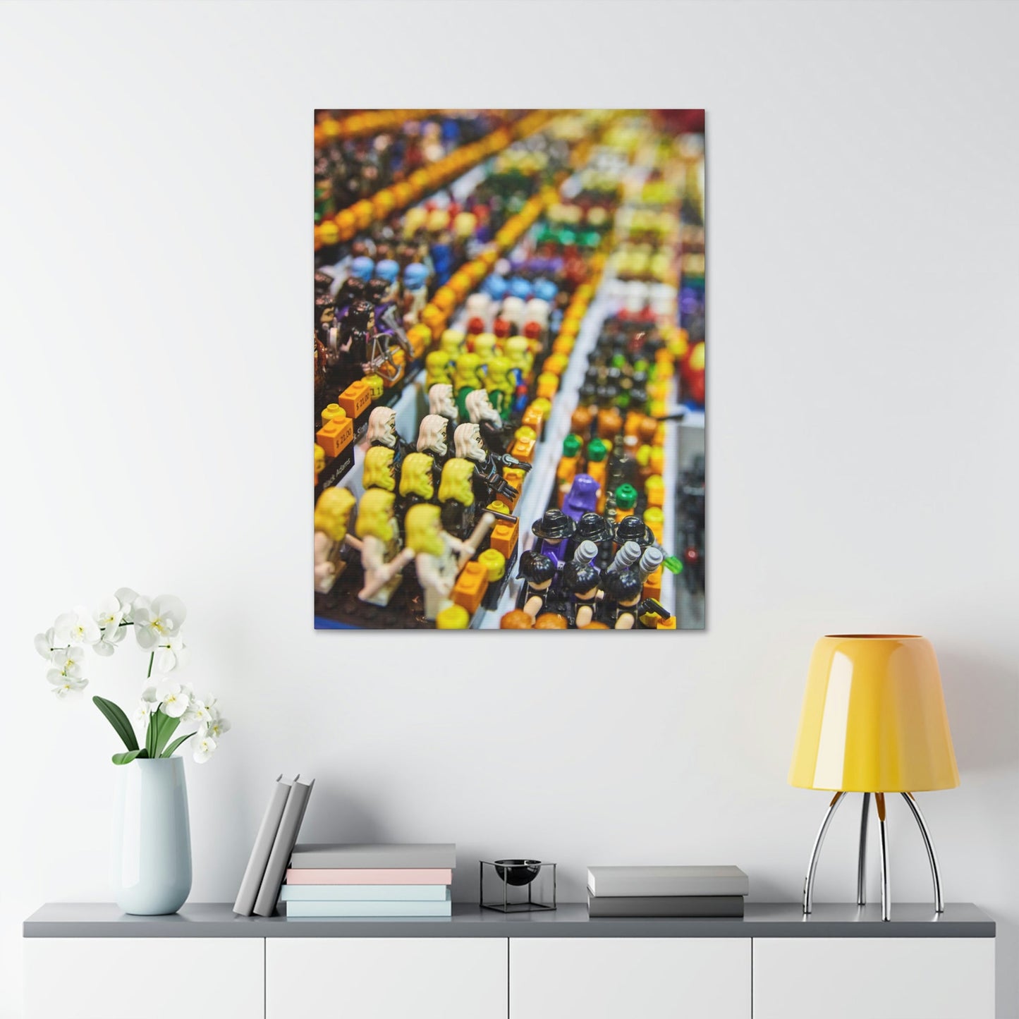 Lego Adventures: Framed Canvas and Print of Lego Themed Worlds