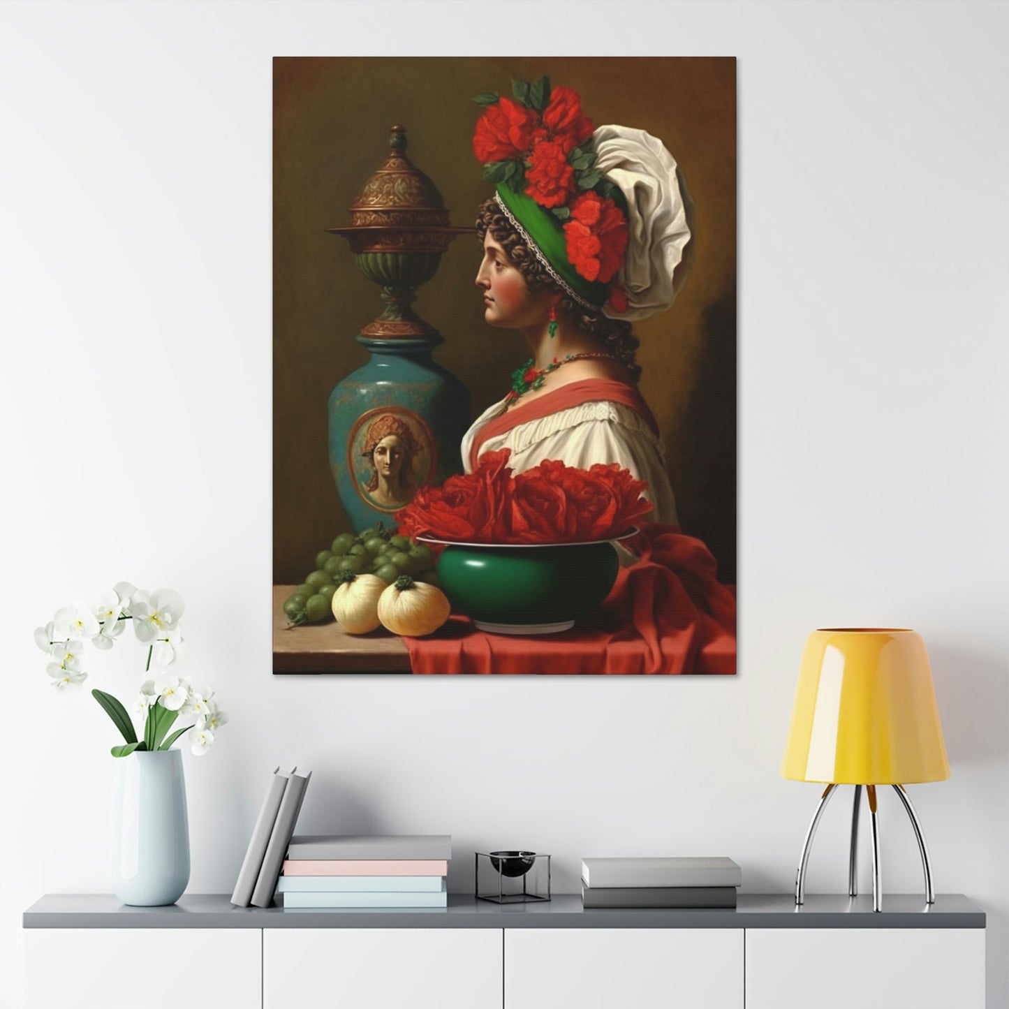 Sophisticated Italian: Poster & Canvas Art Print of Classy Italian Women