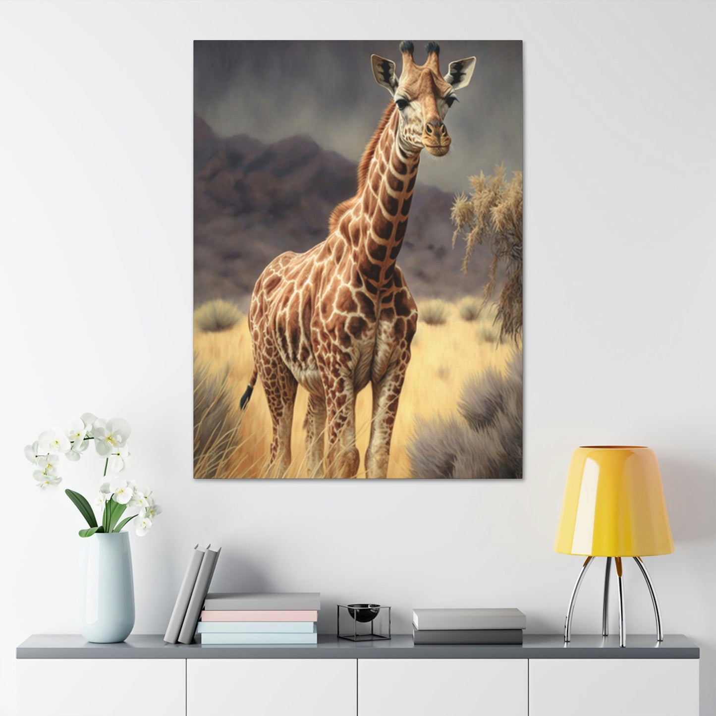 The Majesty of Giraffes: Framed Canvas & Poster of Stunning Beauty