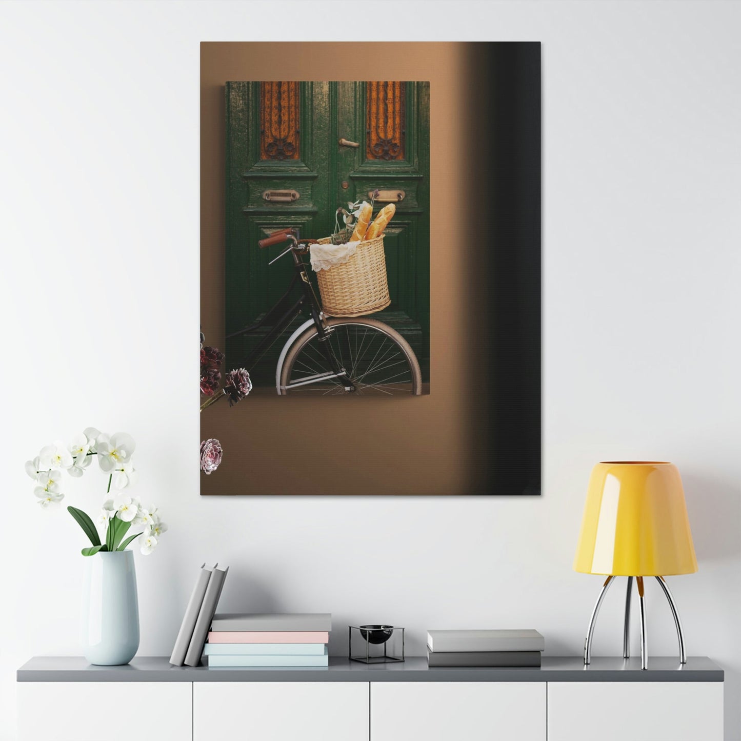 Bonjour Paris: Natural Canvas & Poster Print of French Charm